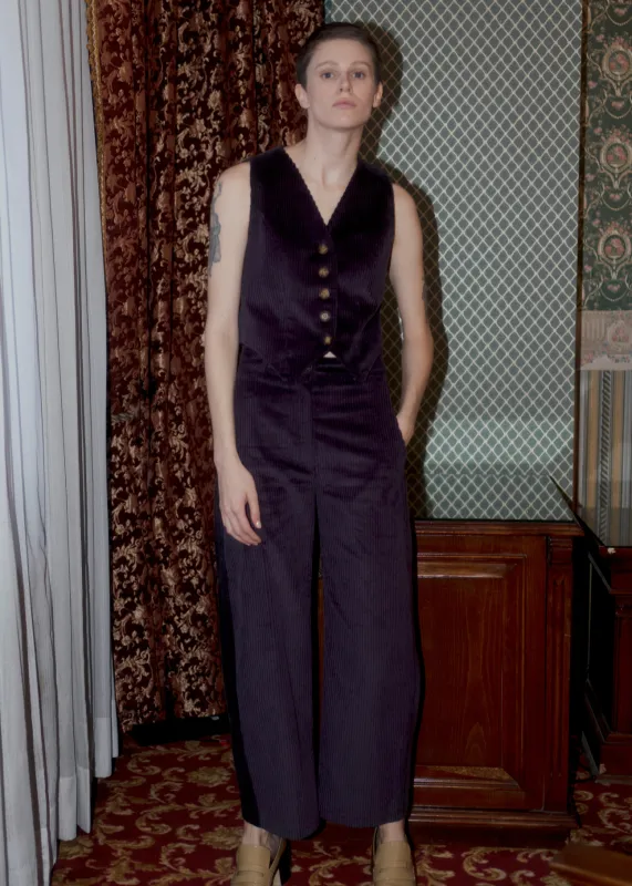 Side Kick Trousers - Plum made by Oh Seven Days