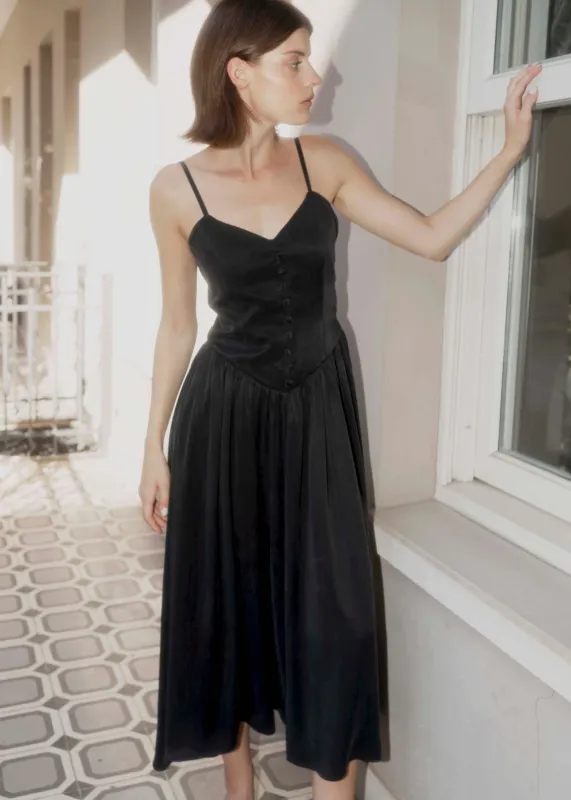 Jess Dress Black made by Oh Seven Days