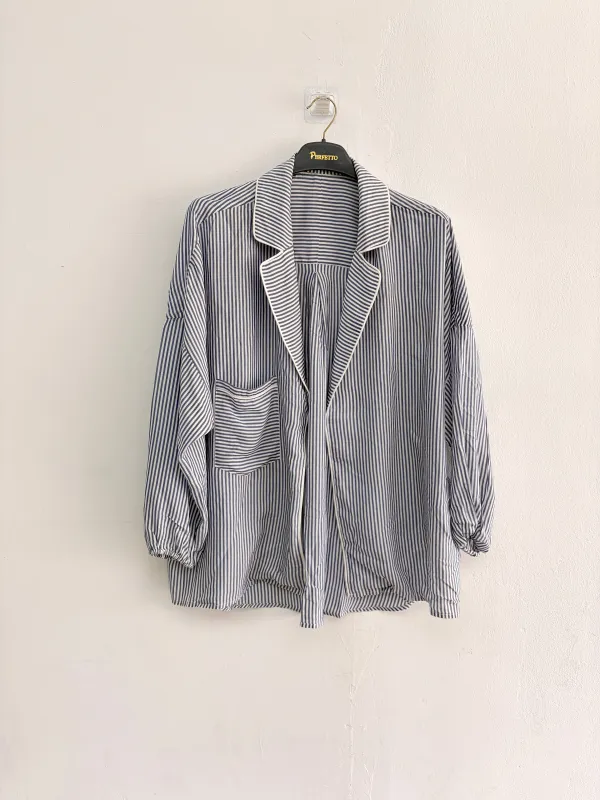 SAMPLE Striped Shirt - no buttons made by Oh Seven Days