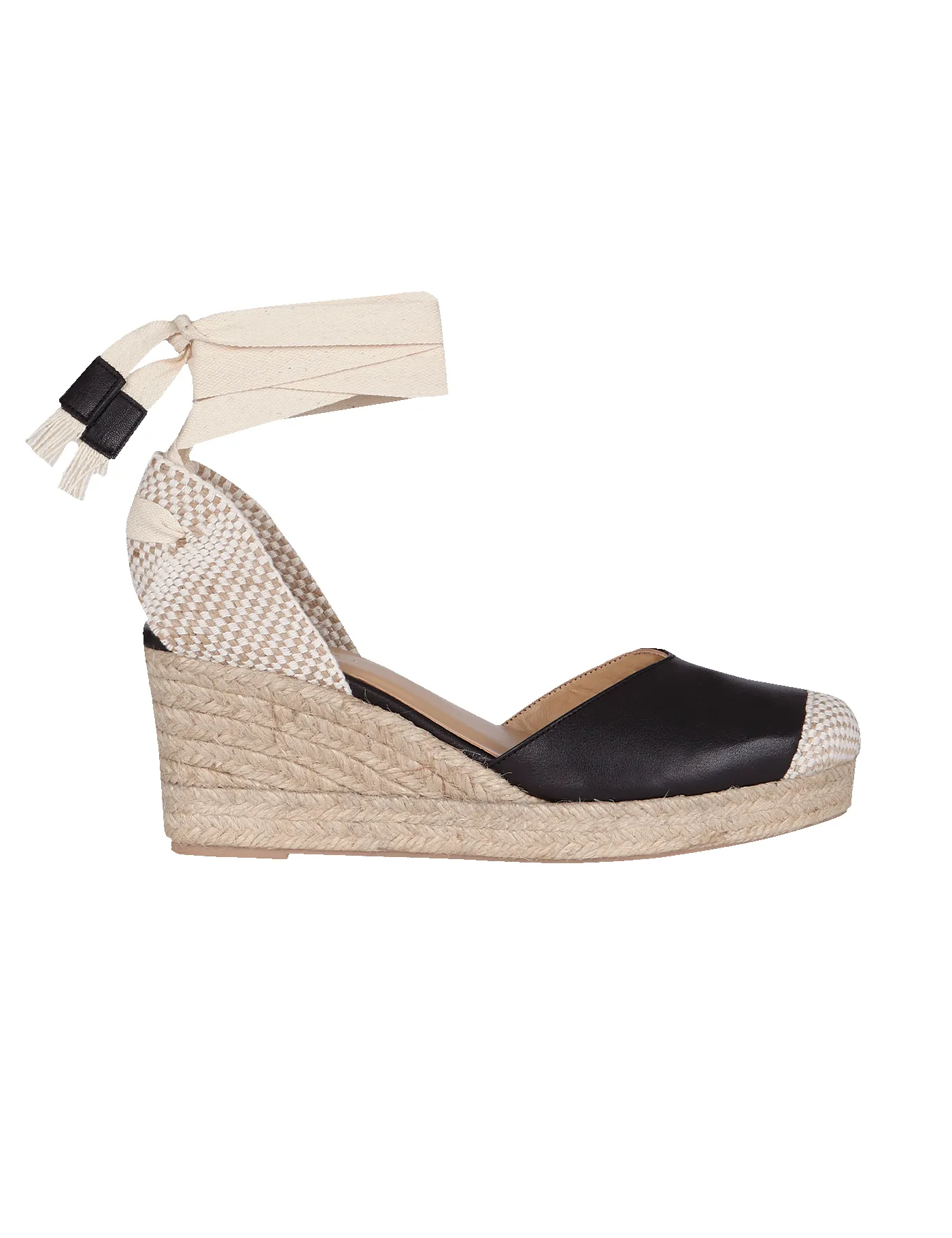 Alpargata Bianca Black 7 cm sold by PARIS/64