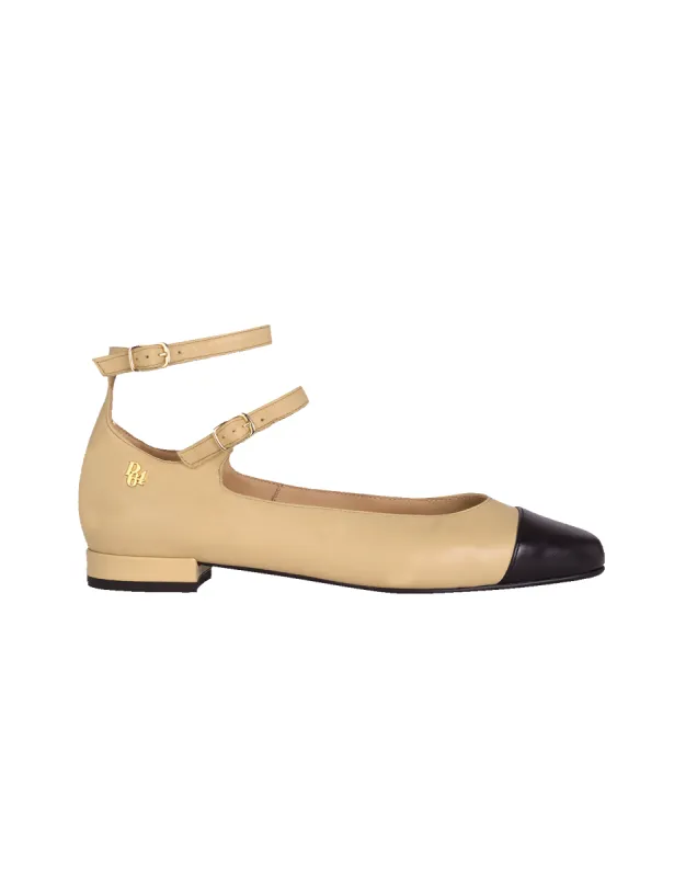 Mary Jane Daphne Cream & Black sold by PARIS/64