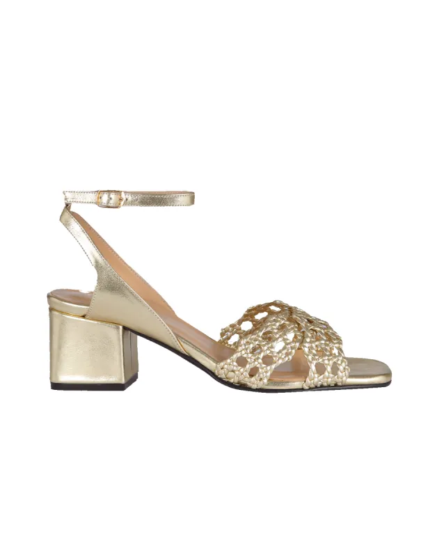 Sandalia Adèle Gold sold by PARIS/64