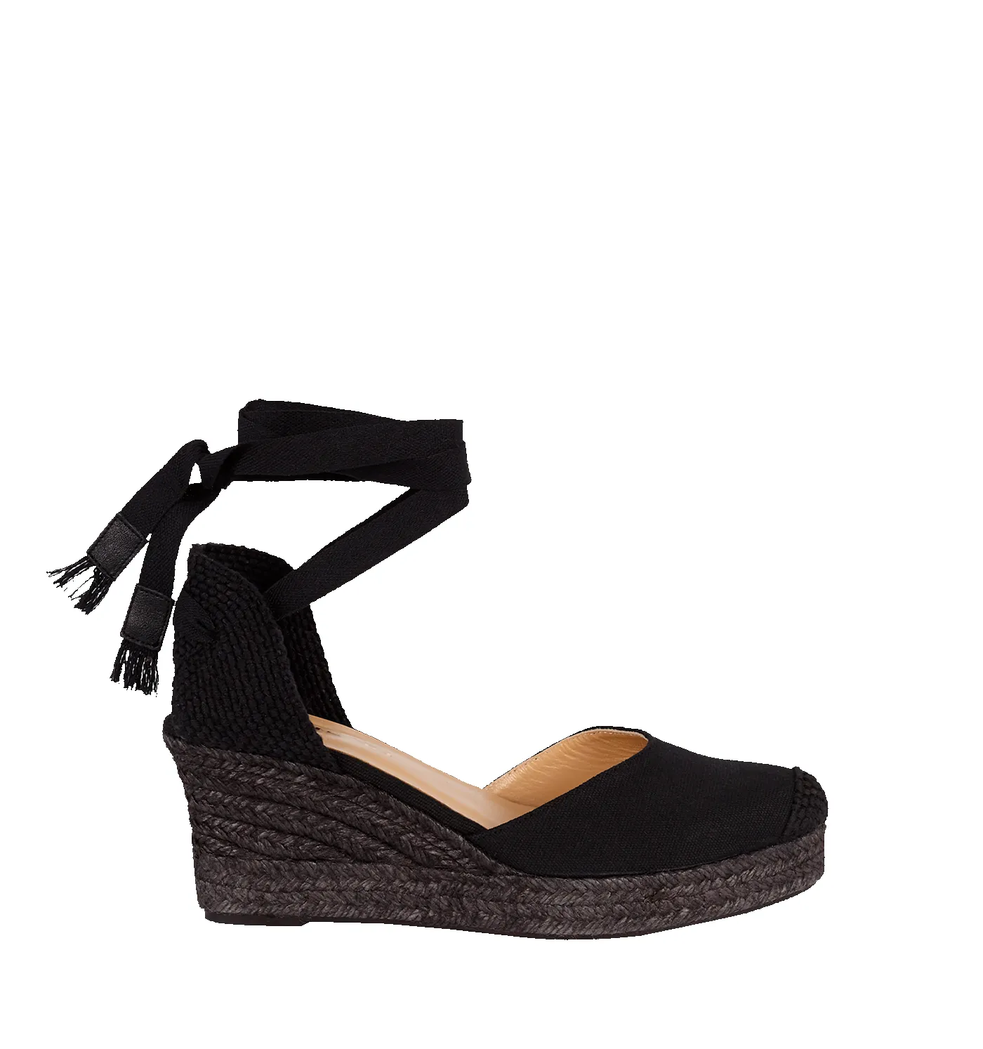 Alpargata Bianca Lino Total Black 7 cm sold by PARIS/64 product image thumbnail 2