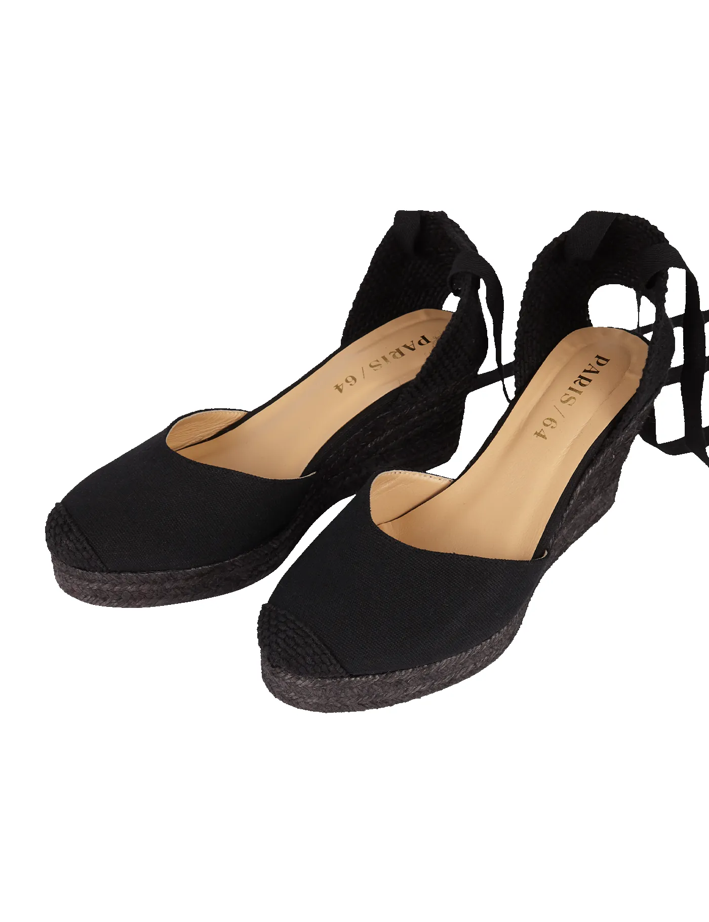 Alpargata Bianca Lino Total Black 7 cm sold by PARIS/64 product image thumbnail 5