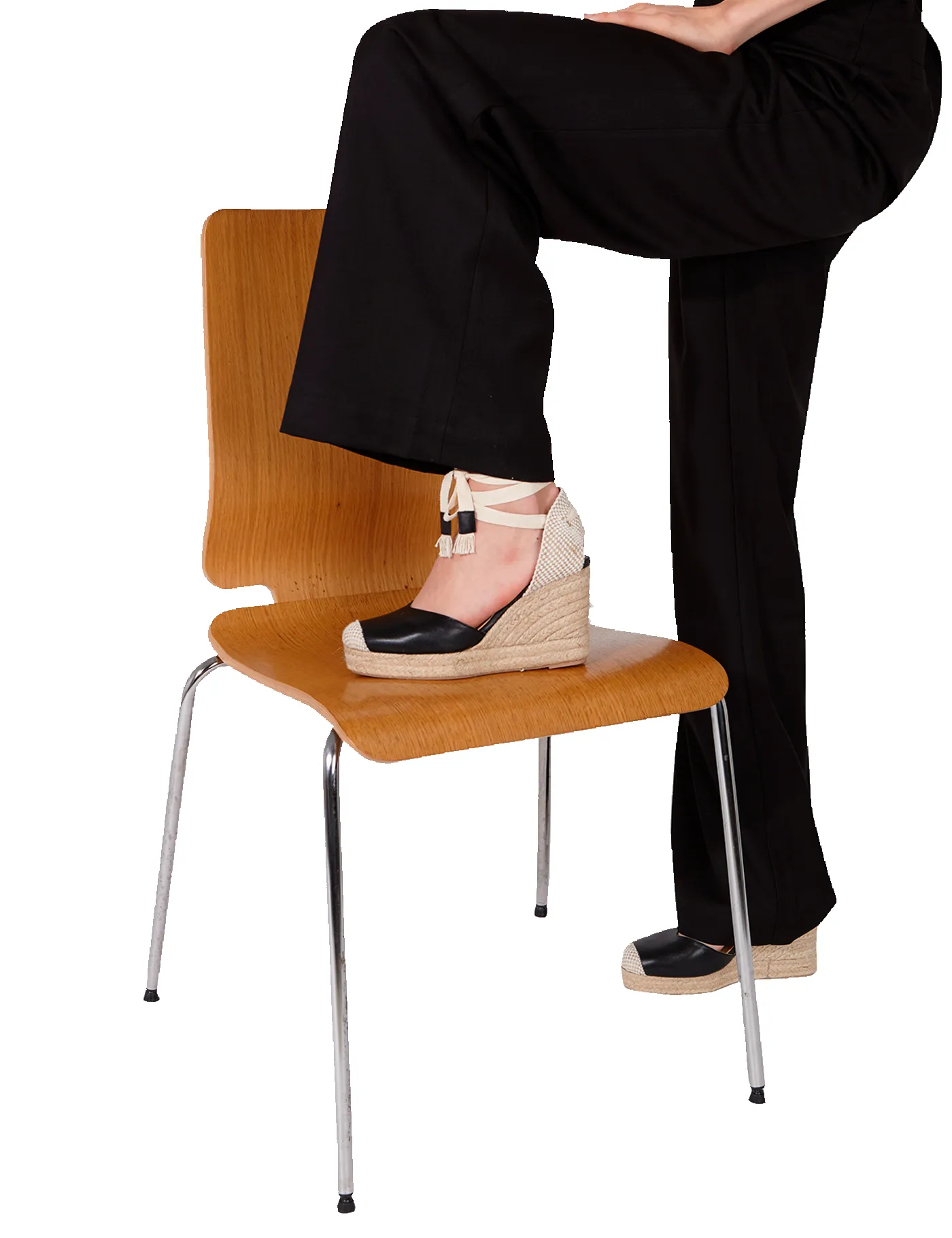 Alpargata Bianca Black 9 cm sold by PARIS/64 product image thumbnail 3