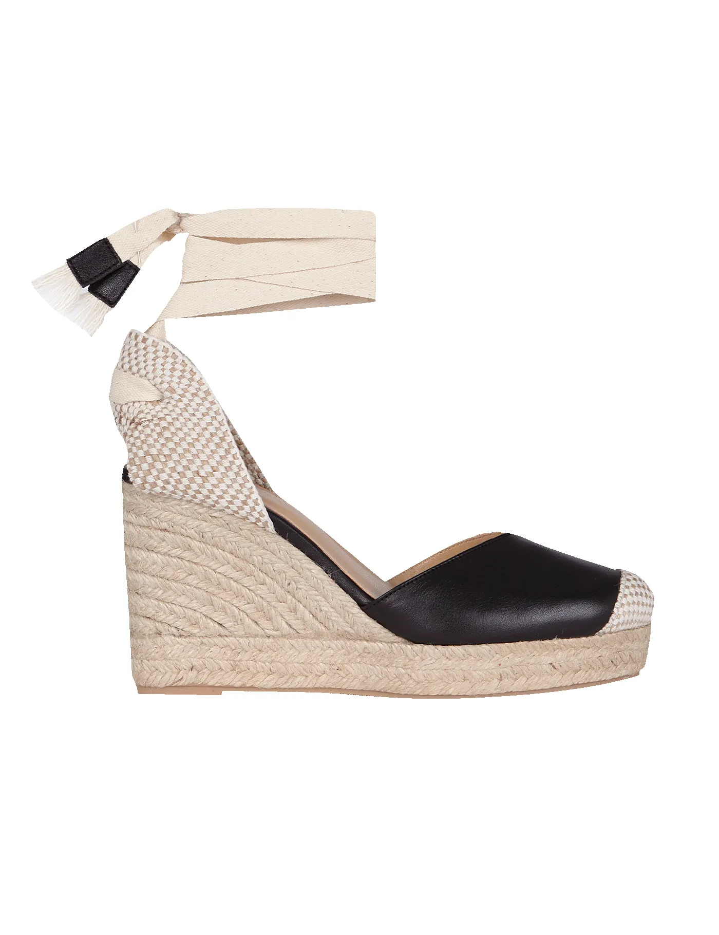 Alpargata Bianca Black 9 cm sold by PARIS/64