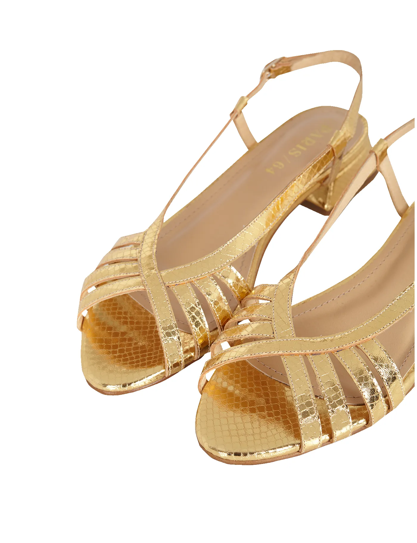 Sandalia Béatrice Gold sold by PARIS/64 product image thumbnail 5