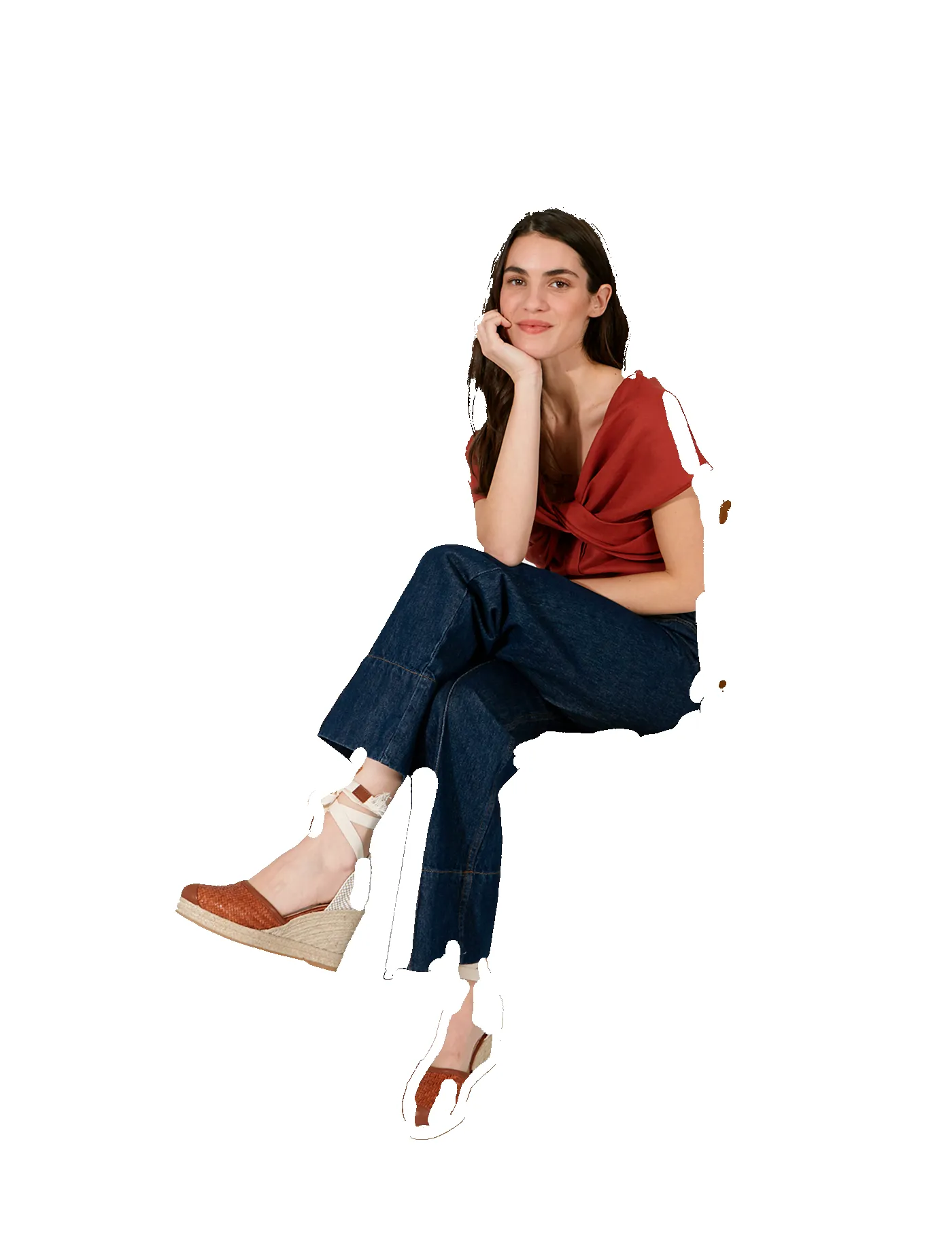 Alpargata Bianca Provence Brown 9 cm sold by PARIS/64 product image thumbnail 4