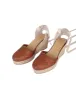Alpargata Bianca Provence Brown 7 cm sold by PARIS/64