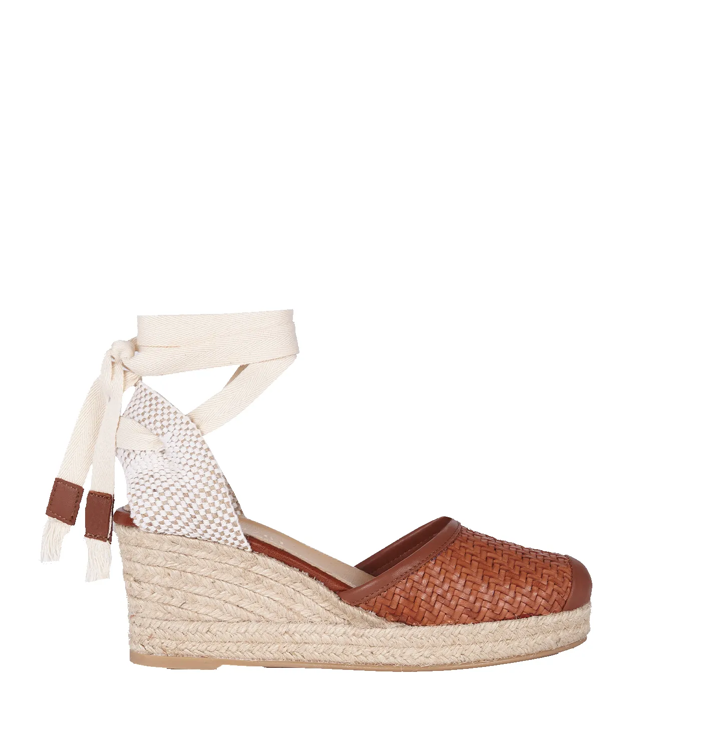 Alpargata Bianca Provence Brown 7 cm sold by PARIS/64 product image thumbnail 2