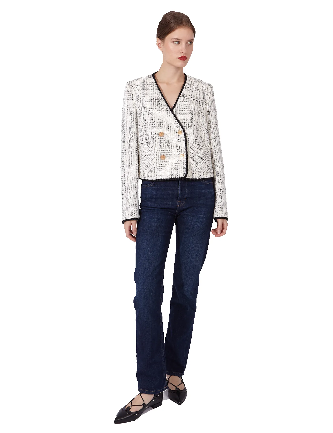 Blazer Helen Tweed Beige sold by PARIS/64 product image thumbnail 3