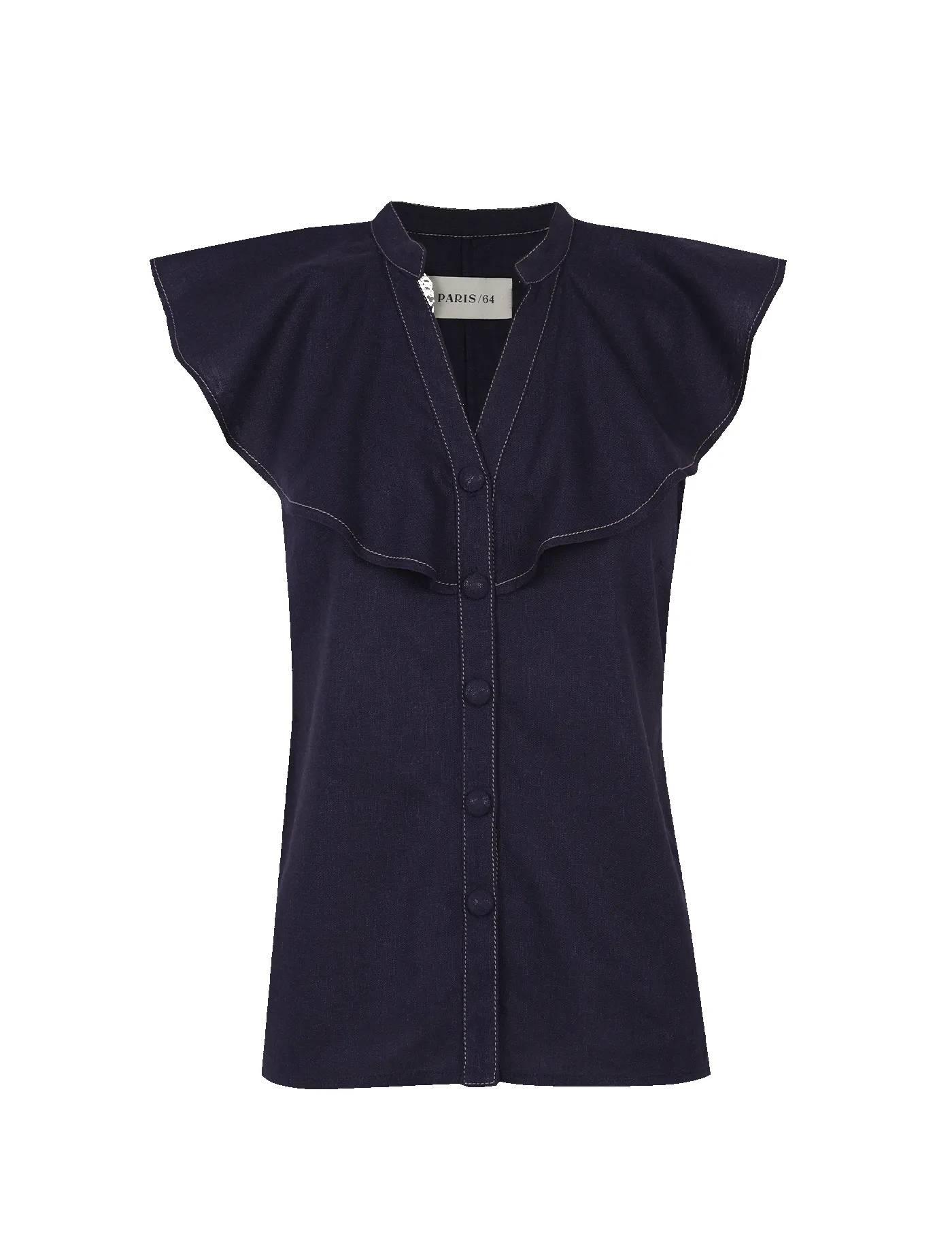 Blusa Fleur Navy Blue sold by PARIS/64