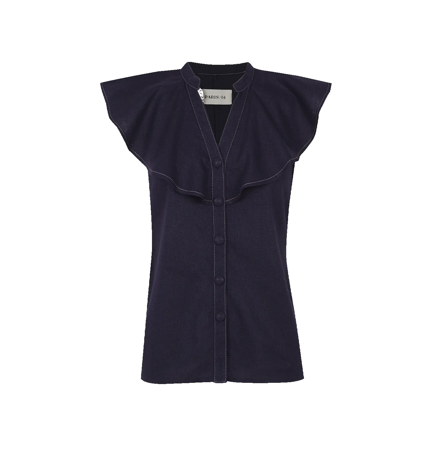 Blusa Fleur Navy Blue sold by PARIS/64 product image thumbnail 2