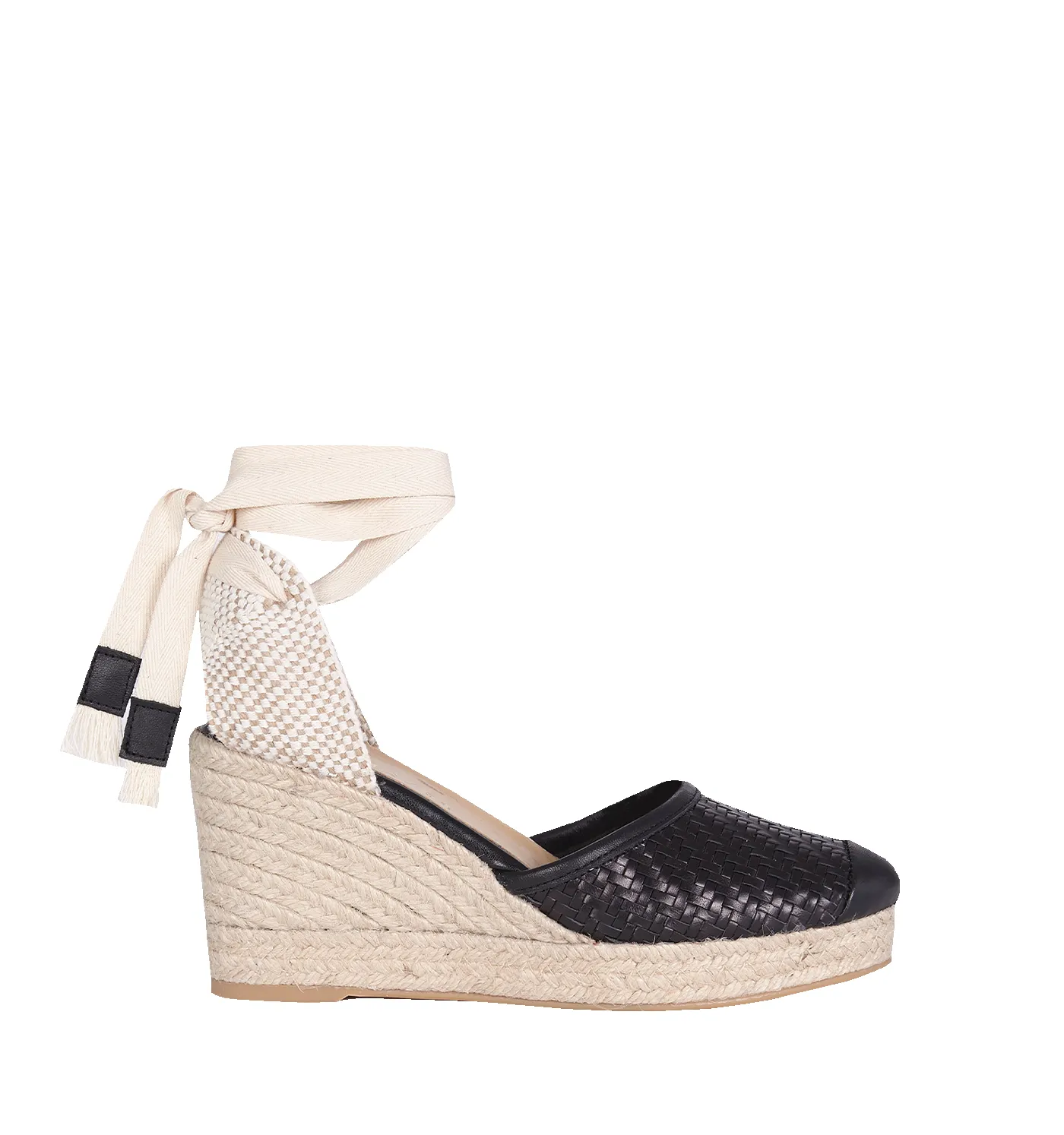 Alpargata Bianca Provence Black 9 cm sold by PARIS/64 product image thumbnail 2