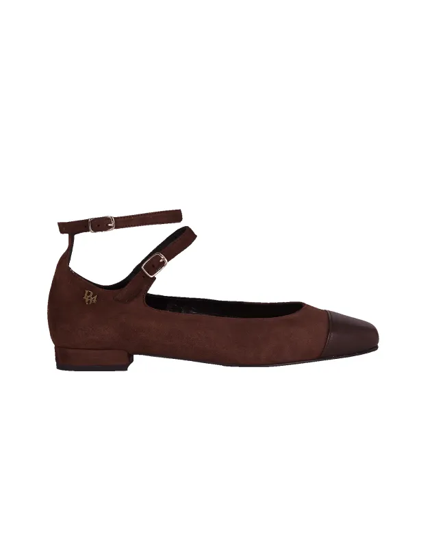 Mary Jane Daphne Ante Cacao & Brown sold by PARIS/64