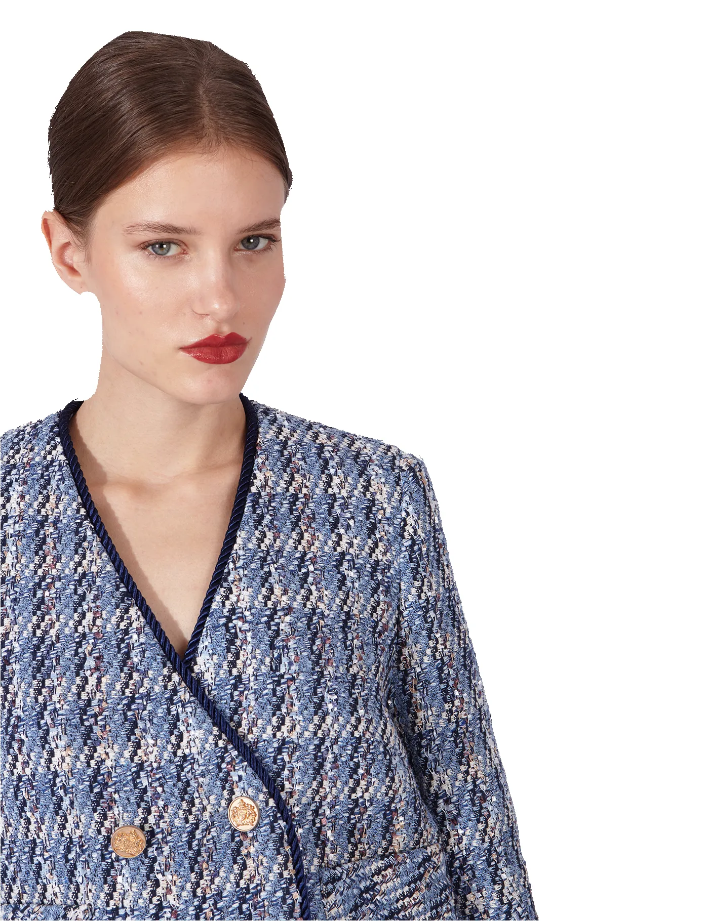 Blazer Helen Tweed Blue sold by PARIS/64 product image thumbnail 3