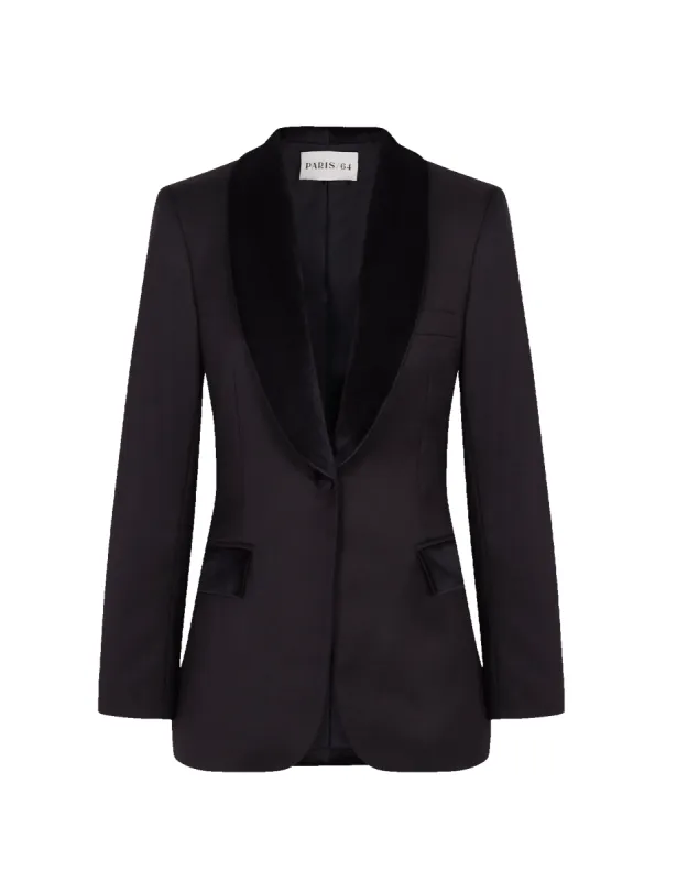 Blazer Smoking Black sold by PARIS/64