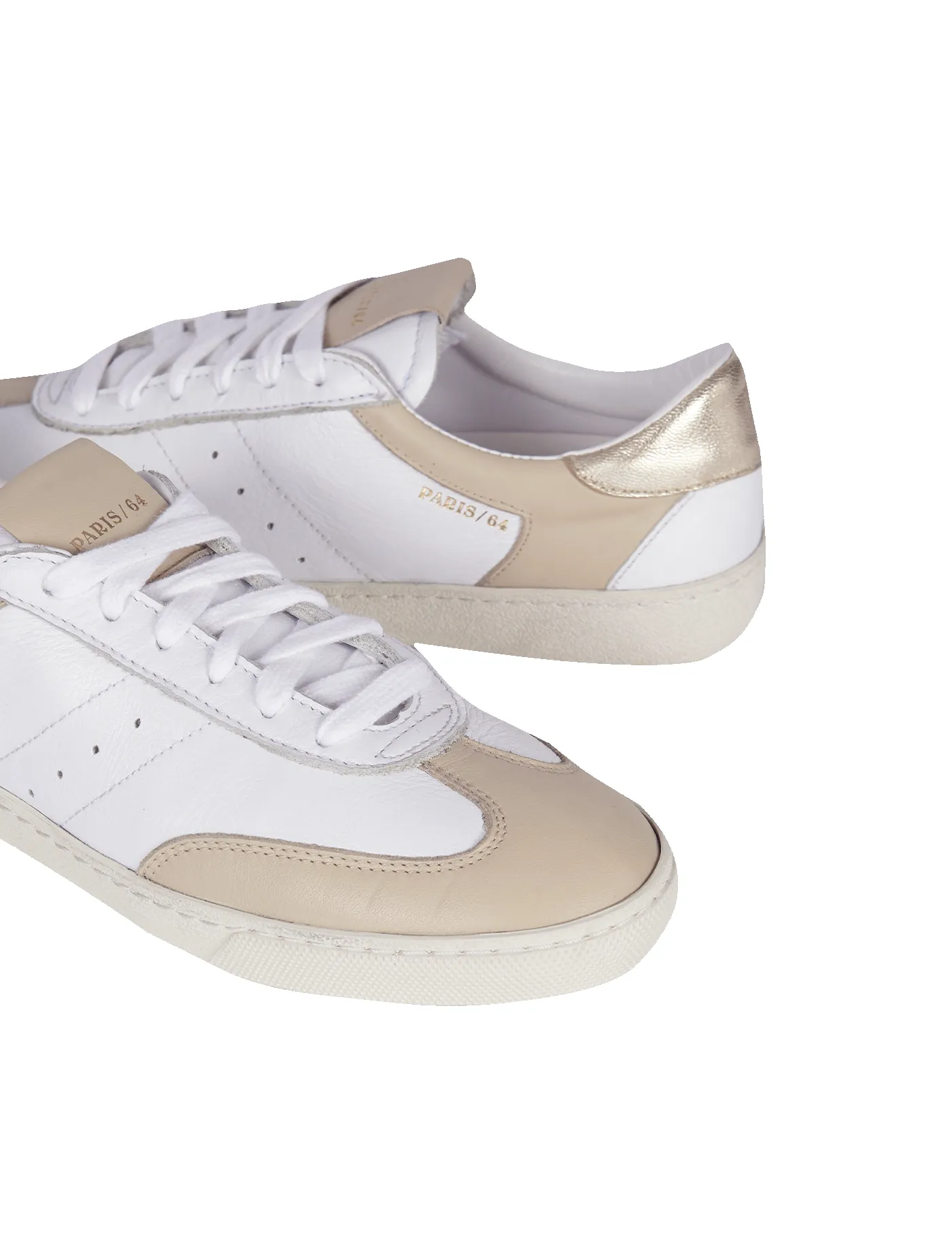 Sneaker Retro P64 White & Cream sold by PARIS/64 product image thumbnail 3