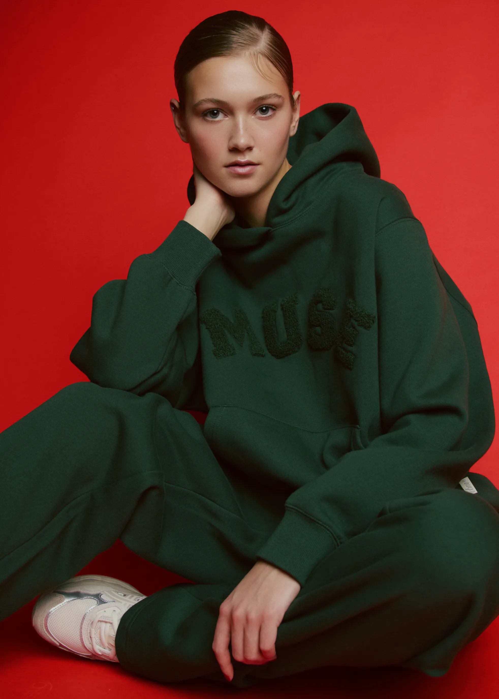 Heavyweight Chenille Hoodie - Oxford sold by Curated by Muse product image thumbnail 3