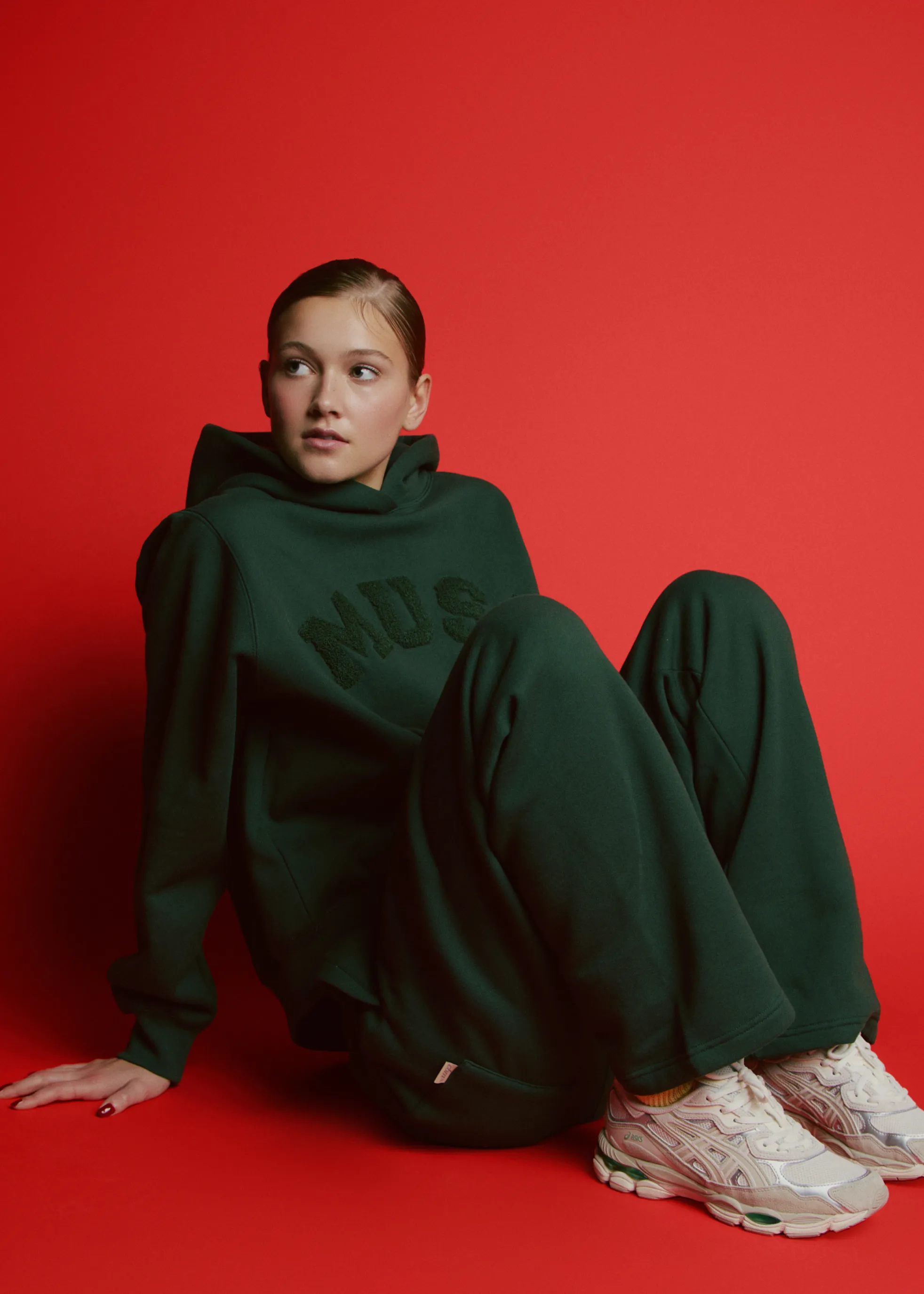 Heavyweight Chenille Hoodie - Oxford sold by Curated by Muse product image thumbnail 2