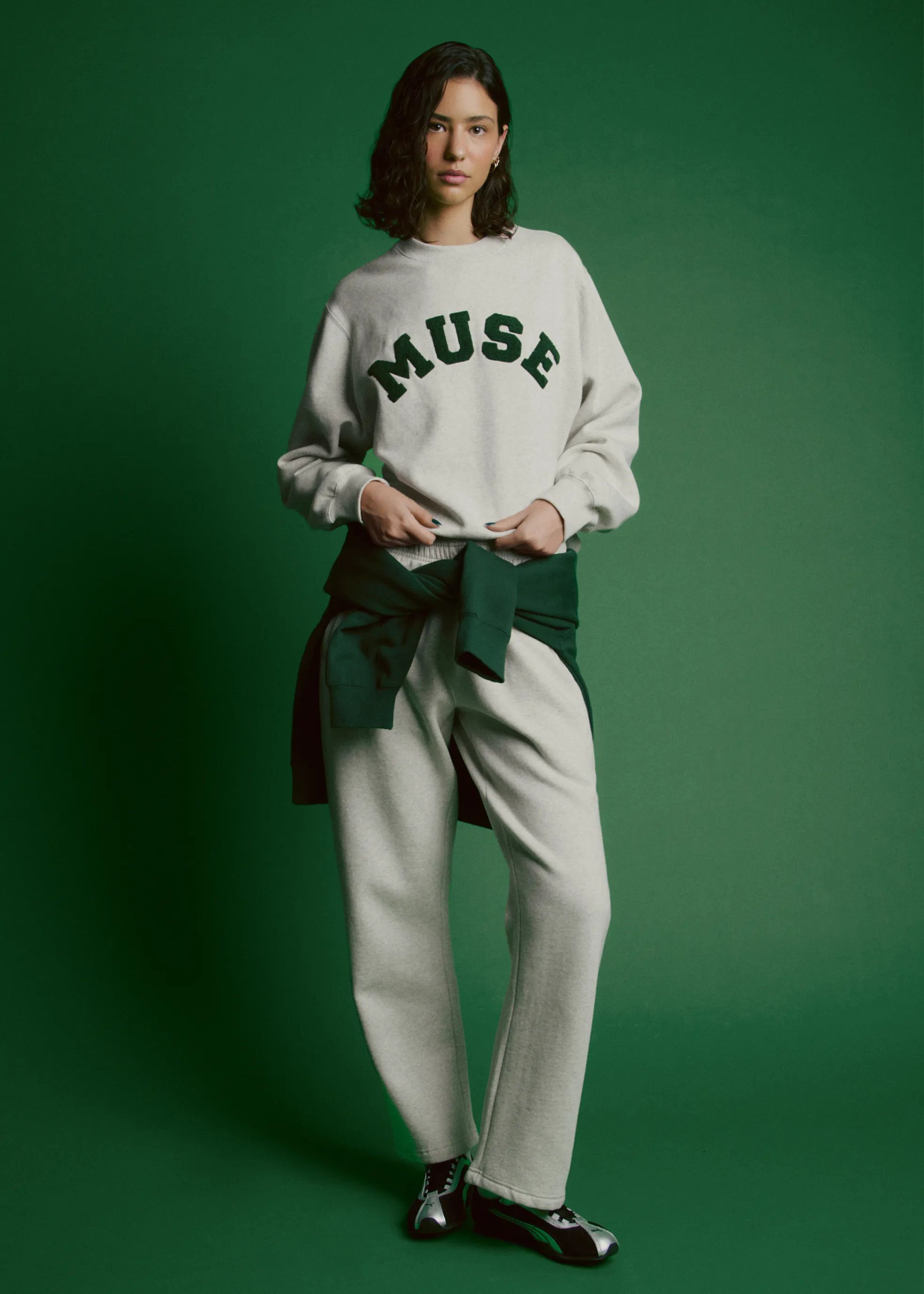 Heavyweight Straight Joggers - Alabaster sold by Curated by Muse product image thumbnail 4