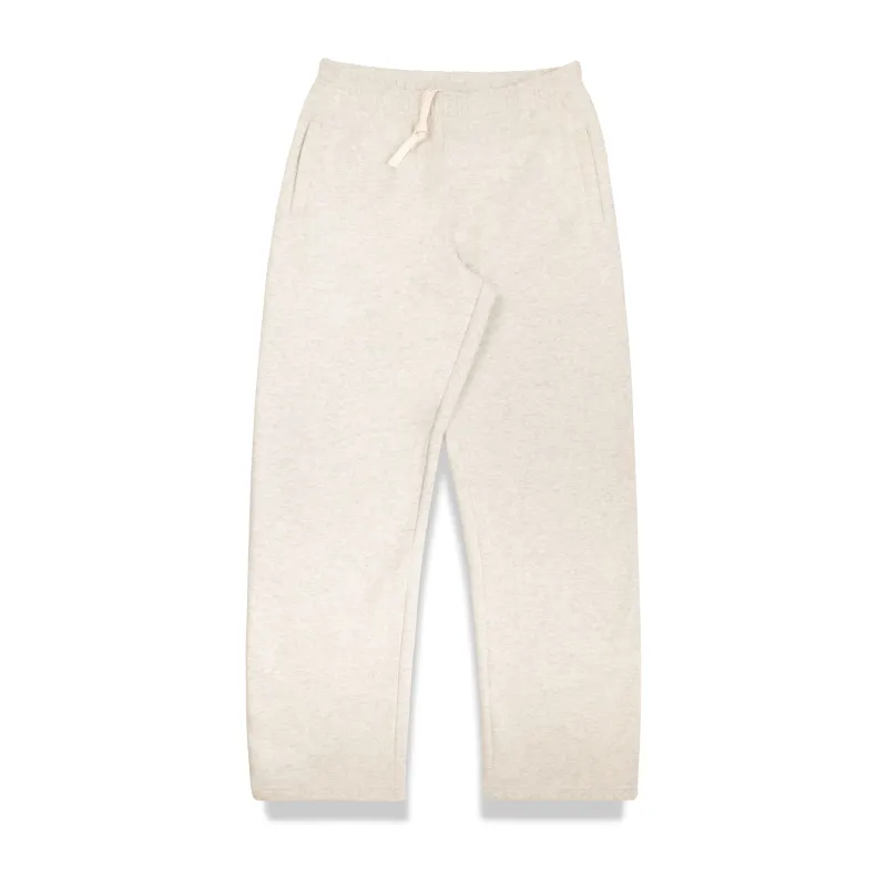 Heavyweight Straight Joggers - Alabaster sold by Curated by Muse