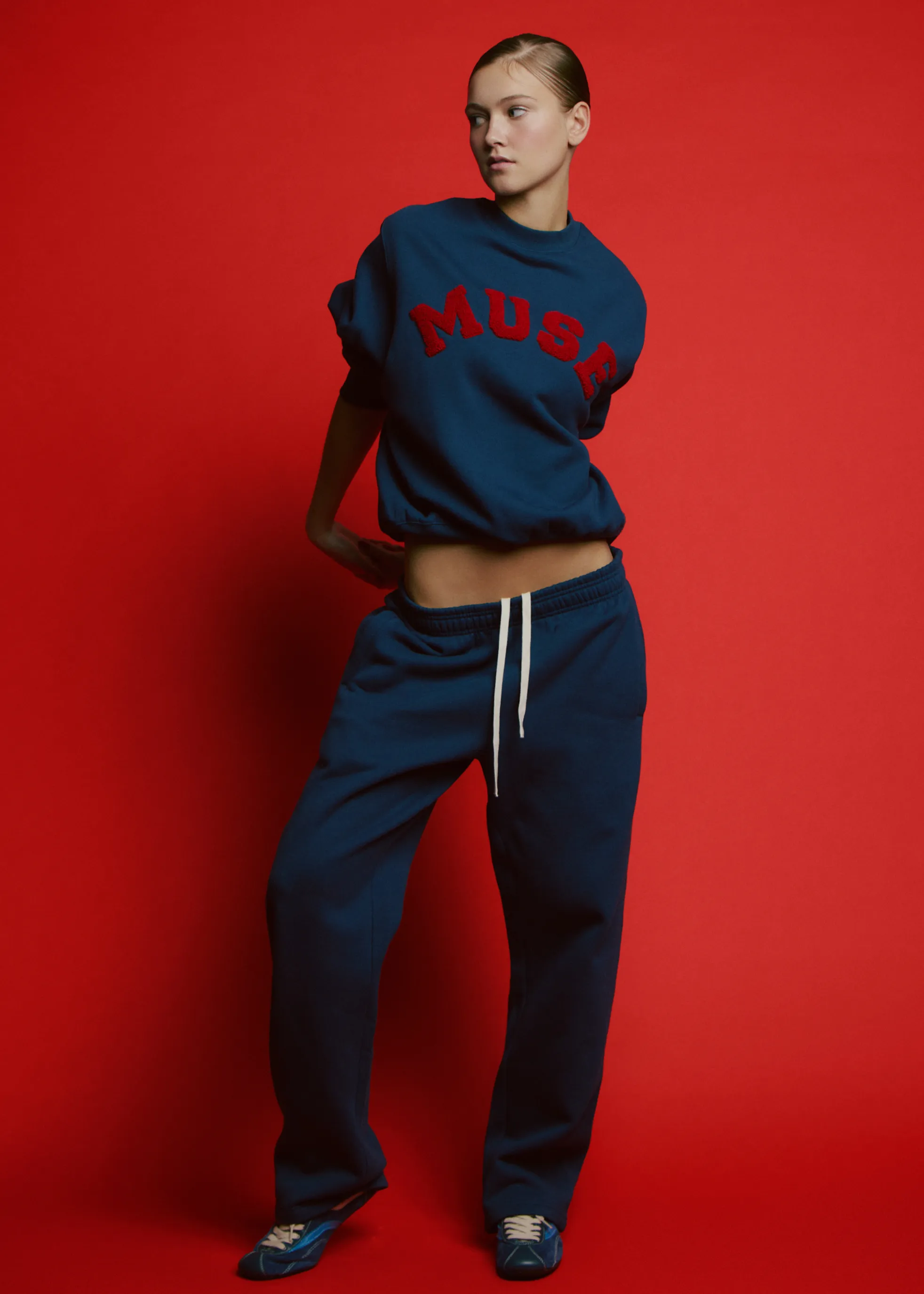 Heavyweight Straight Joggers - Aspen sold by Curated by Muse product image thumbnail 4