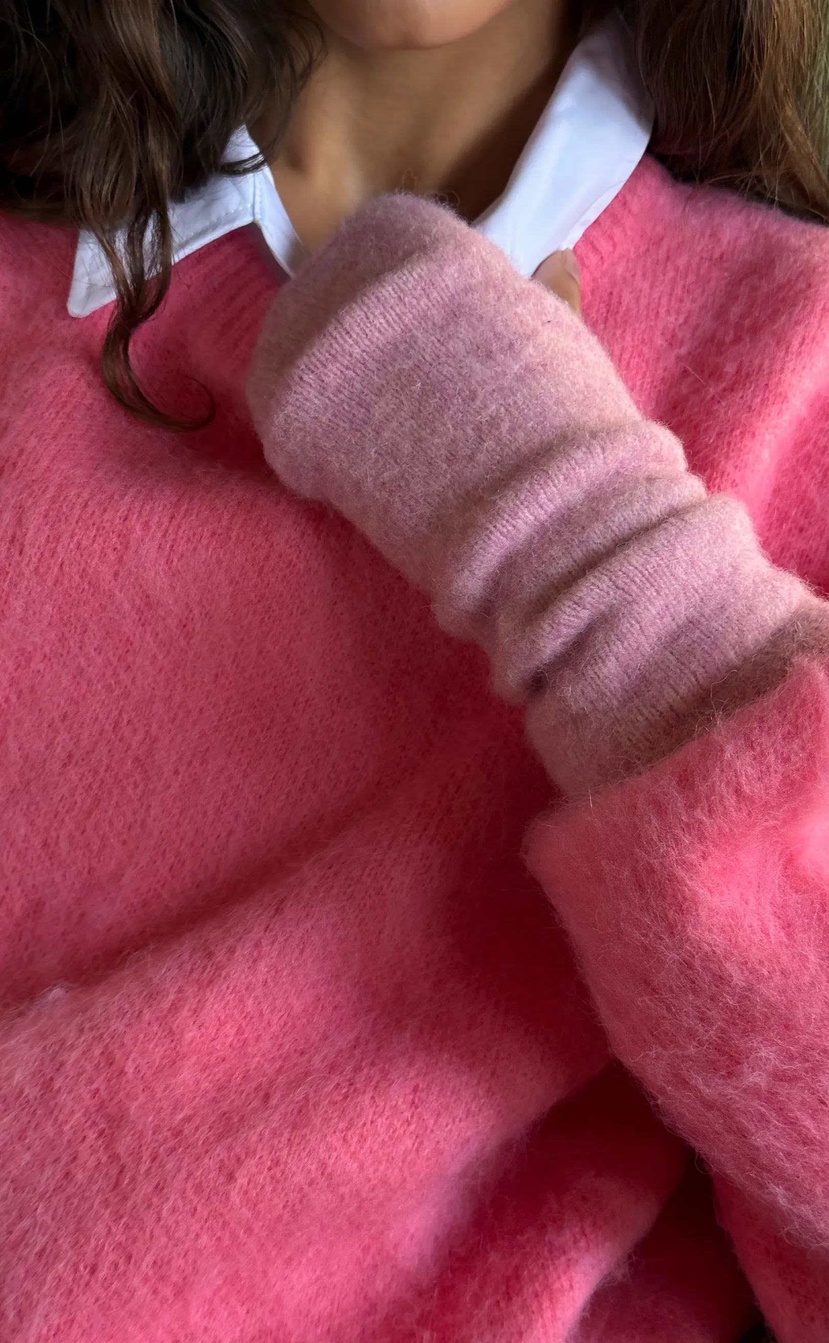 Knit sweater - Pink Mousse sold by Curated by Muse product image thumbnail 5