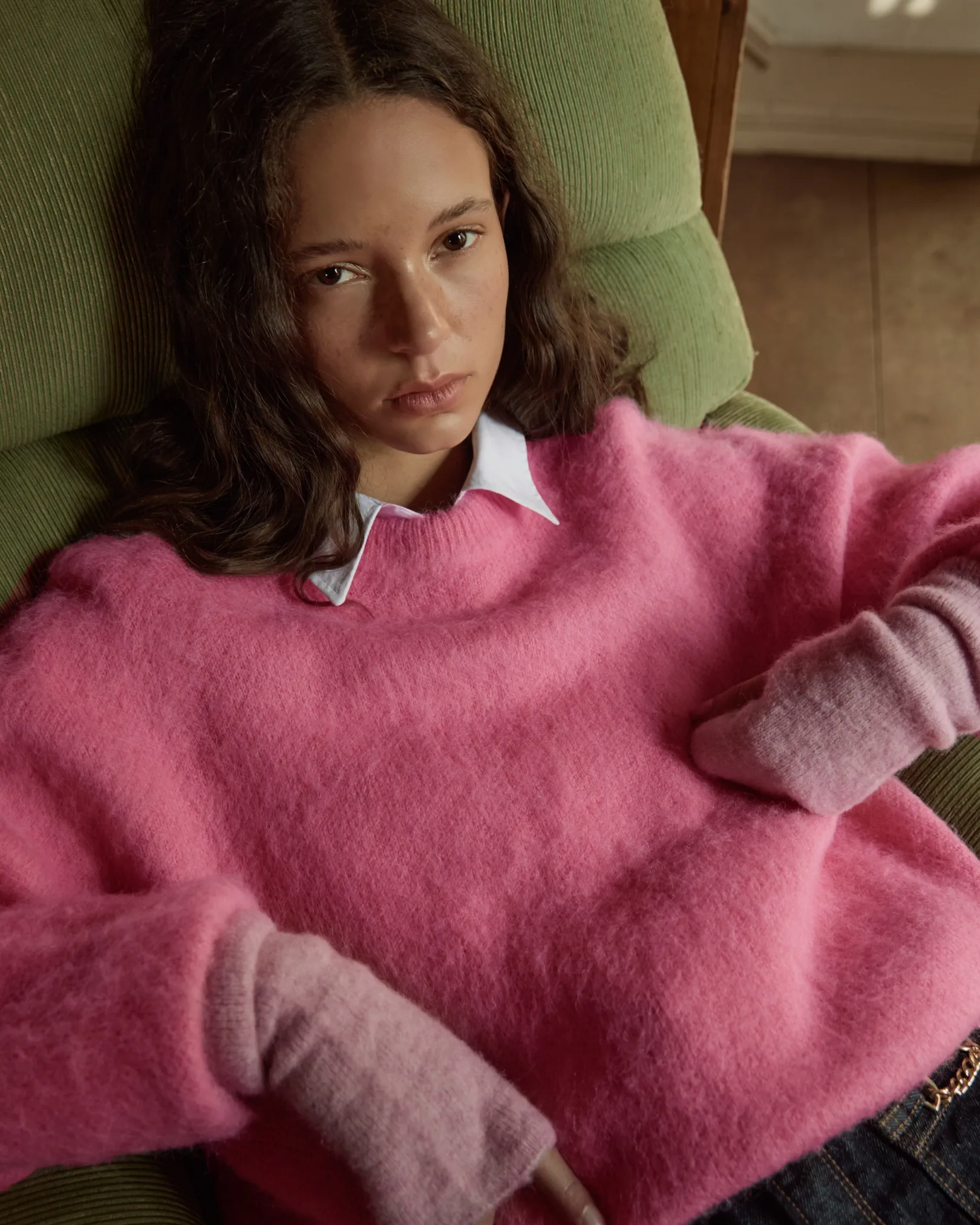 Knit sweater - Pink Mousse sold by Curated by Muse product image thumbnail 3