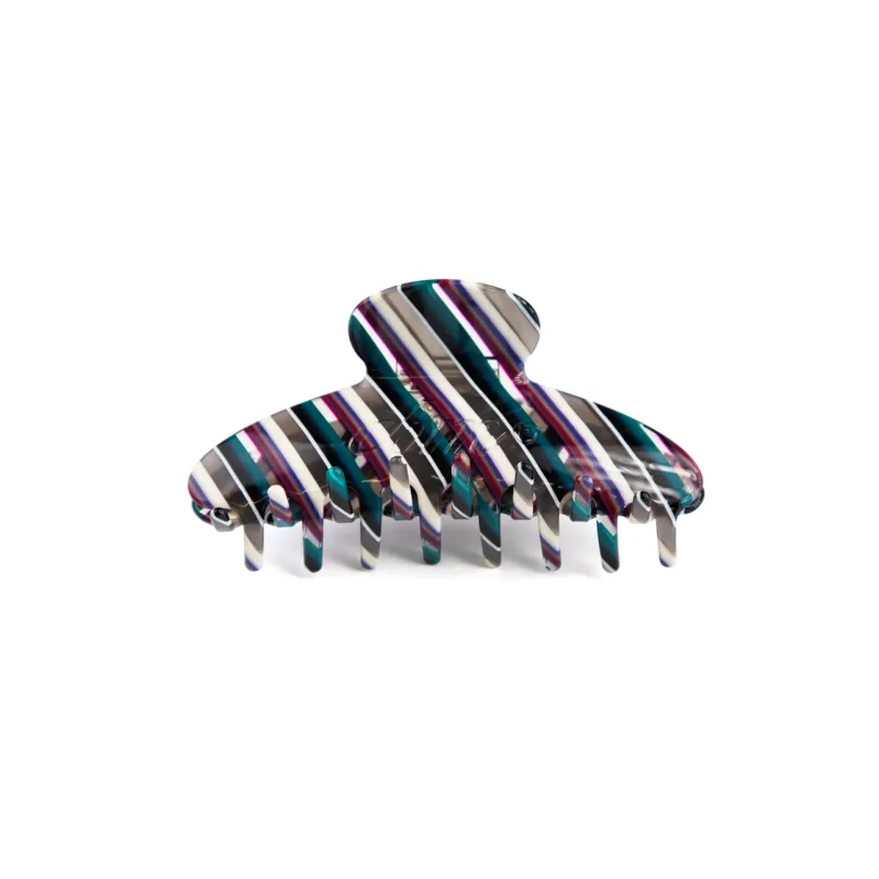 Claw Clip - Clear Swirl sold by Curated by Muse