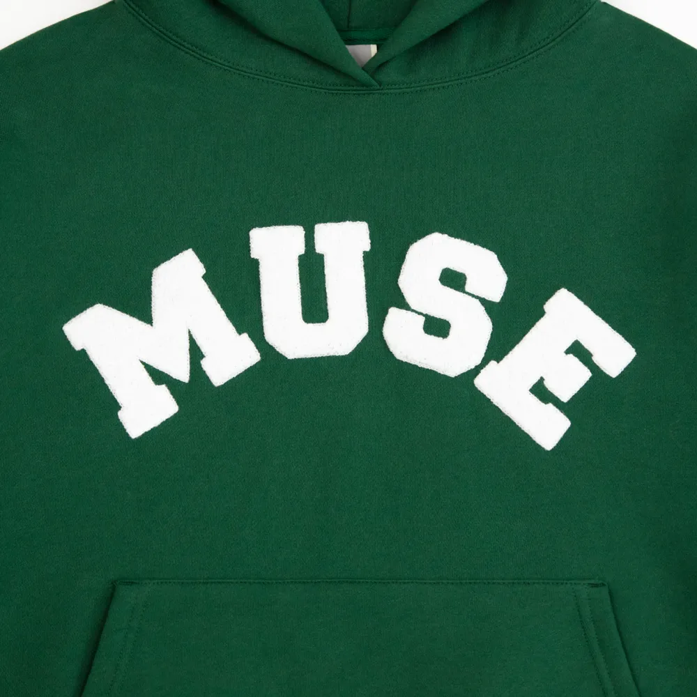 Heavyweight Chenille Hoodie - Green Pine sold by Curated by Muse product image thumbnail 2