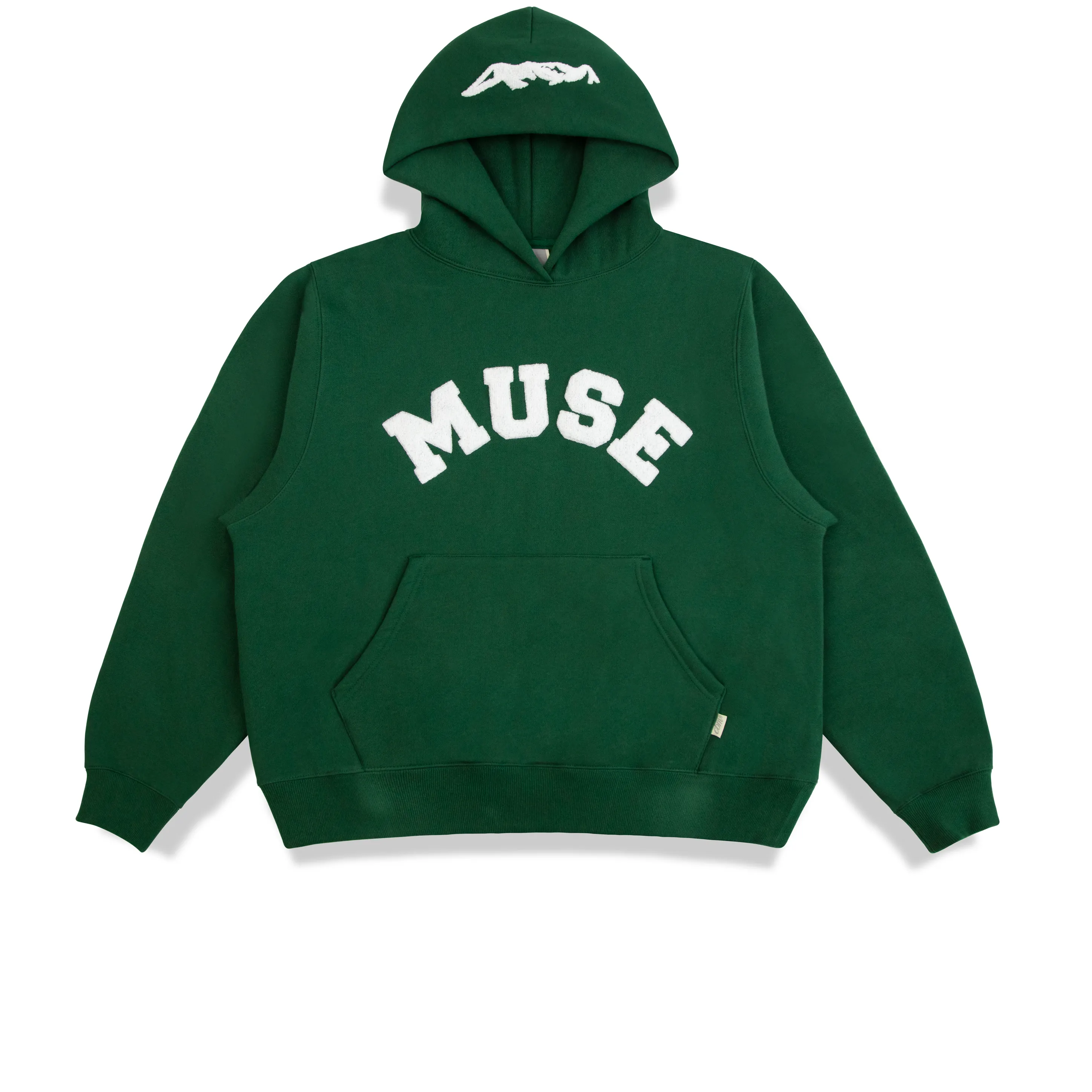 Heavyweight Chenille Hoodie - Green Pine sold by Curated by Muse