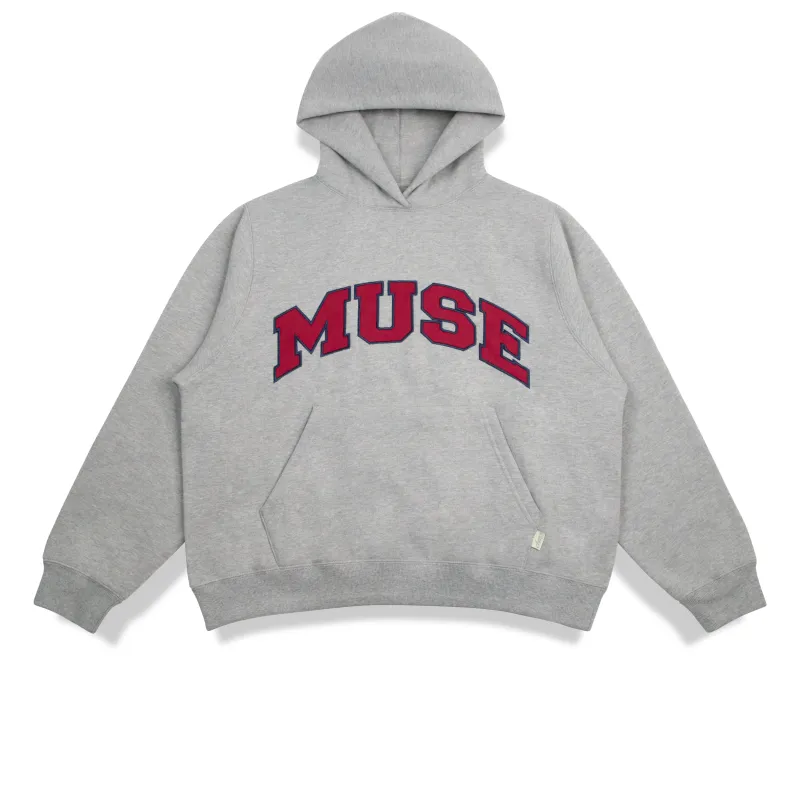 Heavyweight Scholar Hoodie - Heather sold by Curated by Muse