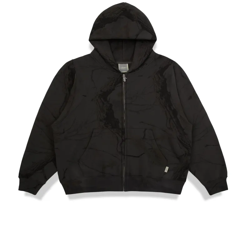Heavyweight Camo Zip Up - Black Edition sold by Curated by Muse