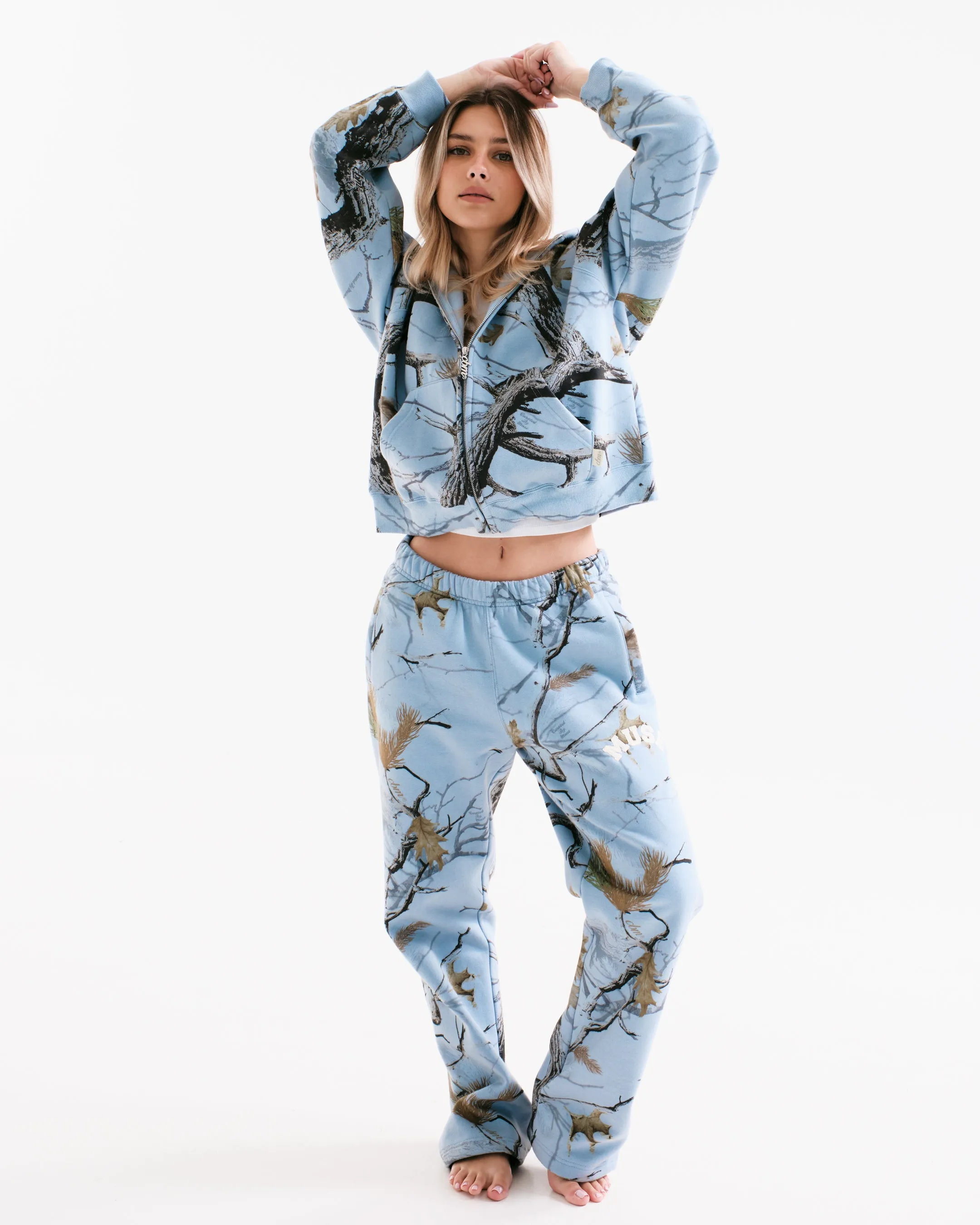 Heavyweight Camo Zip Up - Glacier sold by Curated by Muse product image thumbnail 5