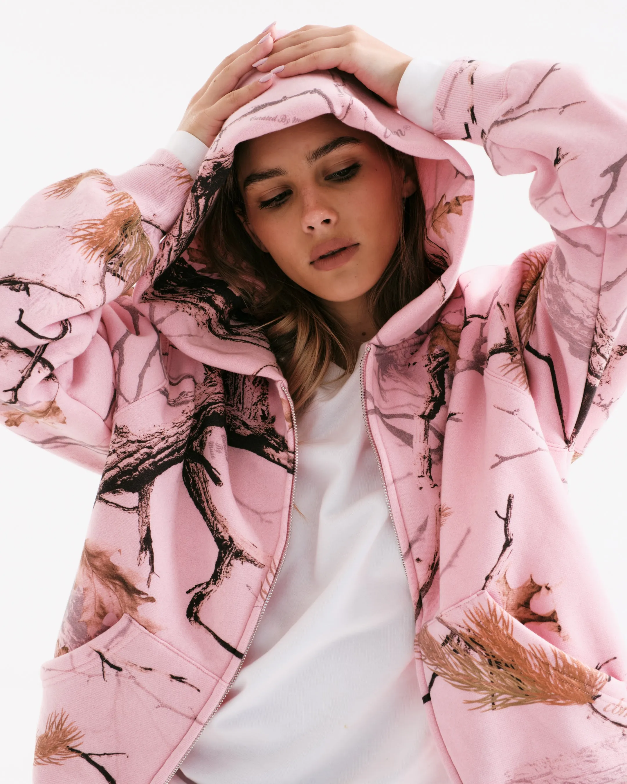 Heavyweight Camo Zip Up - Mirage sold by Curated by Muse product image thumbnail 4