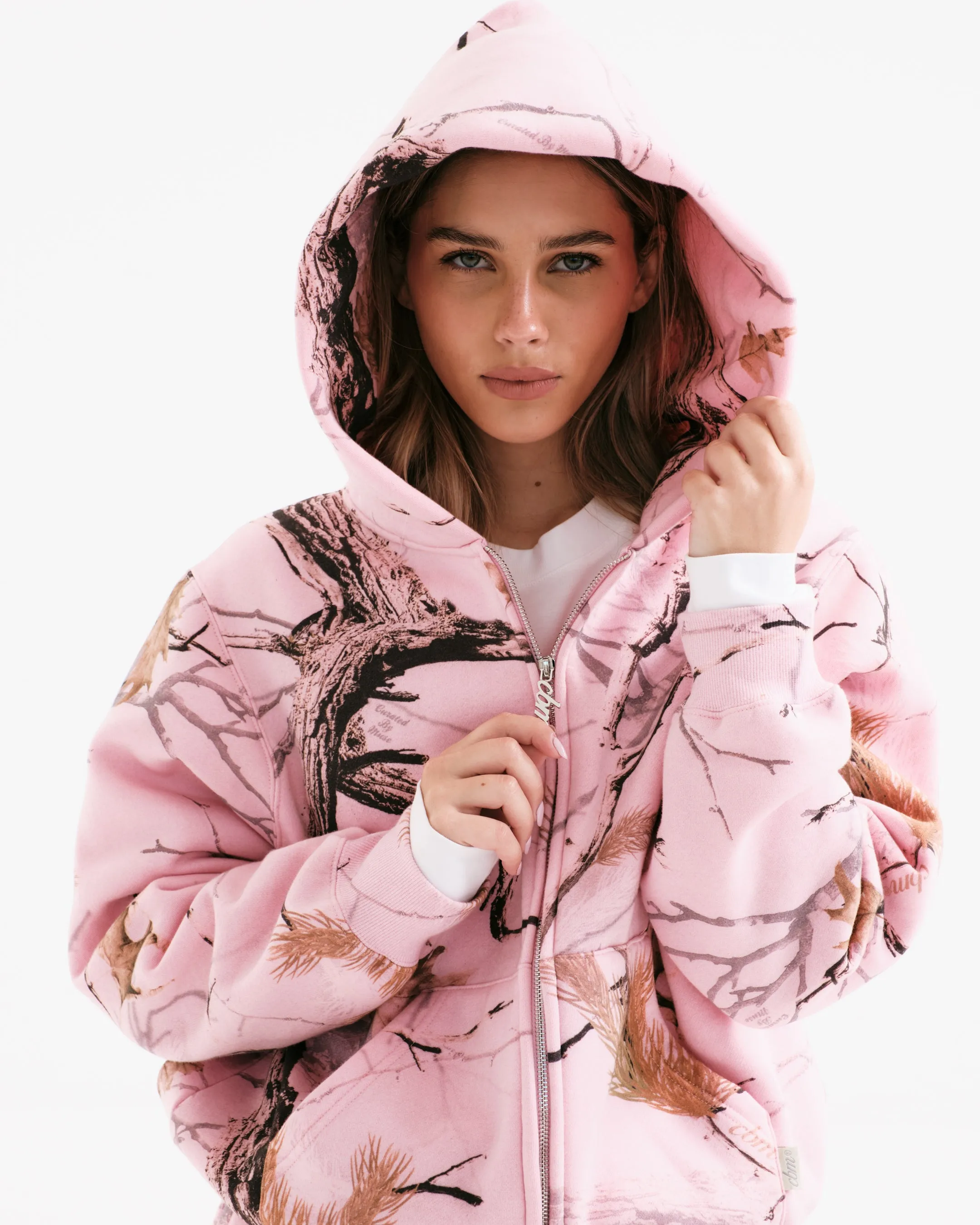 Heavyweight Camo Zip Up - Mirage sold by Curated by Muse product image thumbnail 2