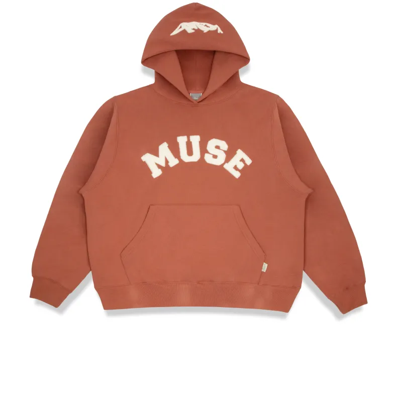 Heavyweight Chenille Hoodie - Terracotta sold by Curated by Muse