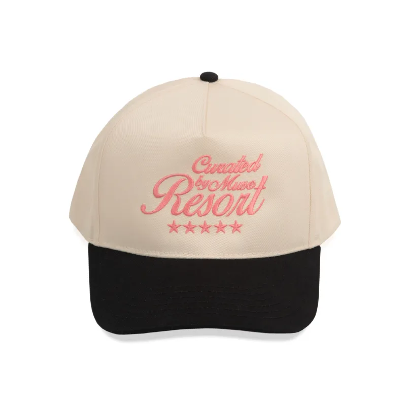 Resort Club hat - Coral sold by Curated by Muse