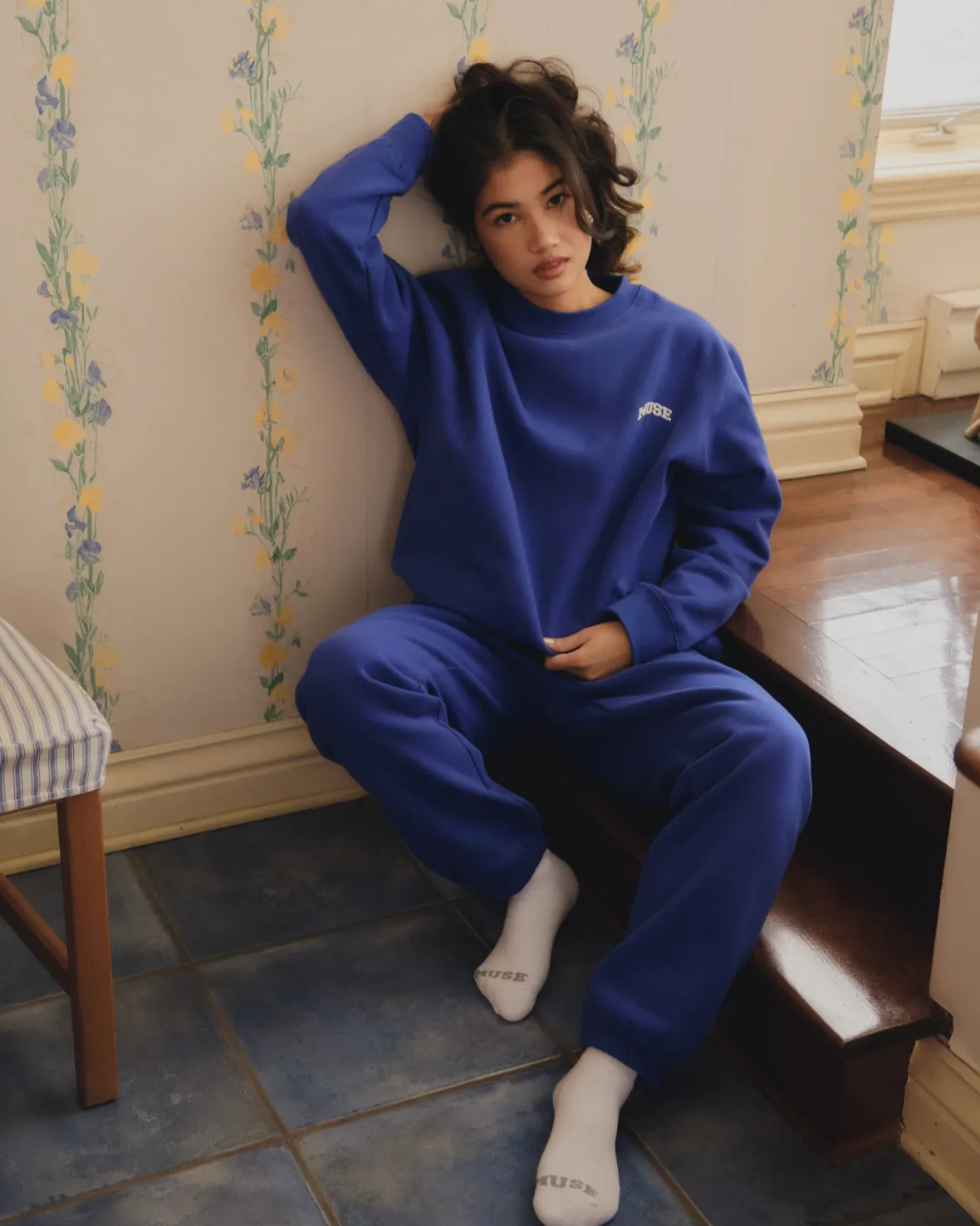 Heavyweight Joggers -Blueberry sold by Curated by Muse product image thumbnail 3