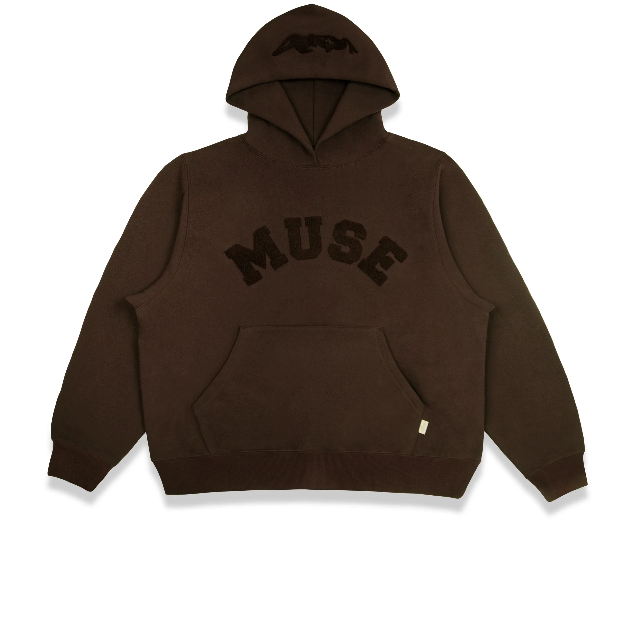 Heavyweight Chenille Hoodie - Espresso sold by Curated by Muse