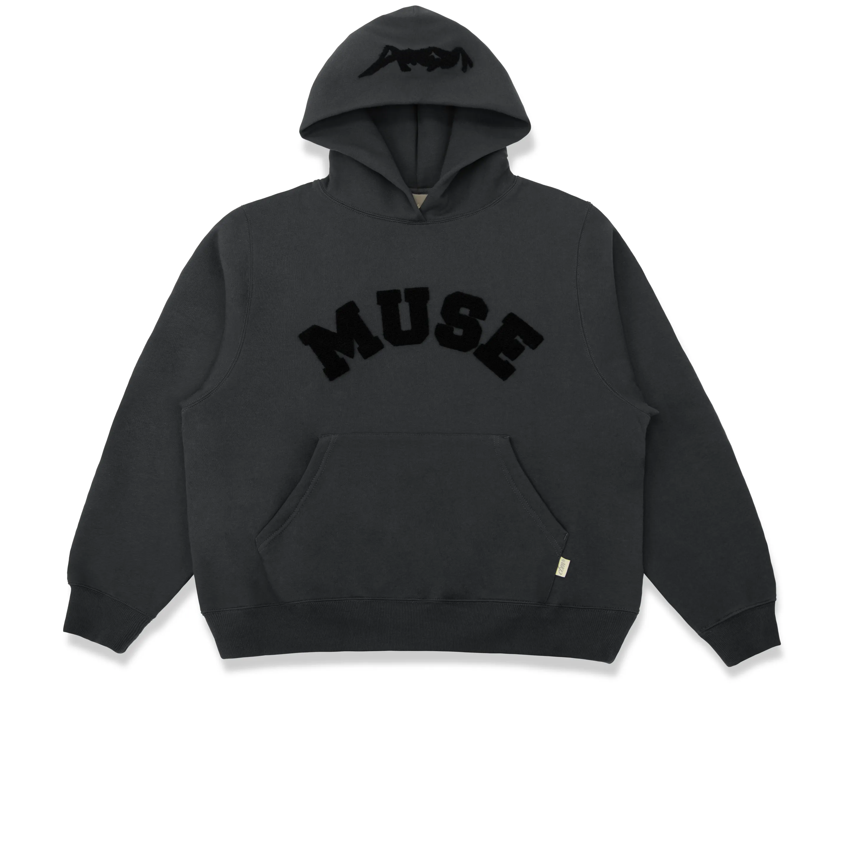 Heavyweight Chenille Hoodie - Graphite sold by Curated by Muse