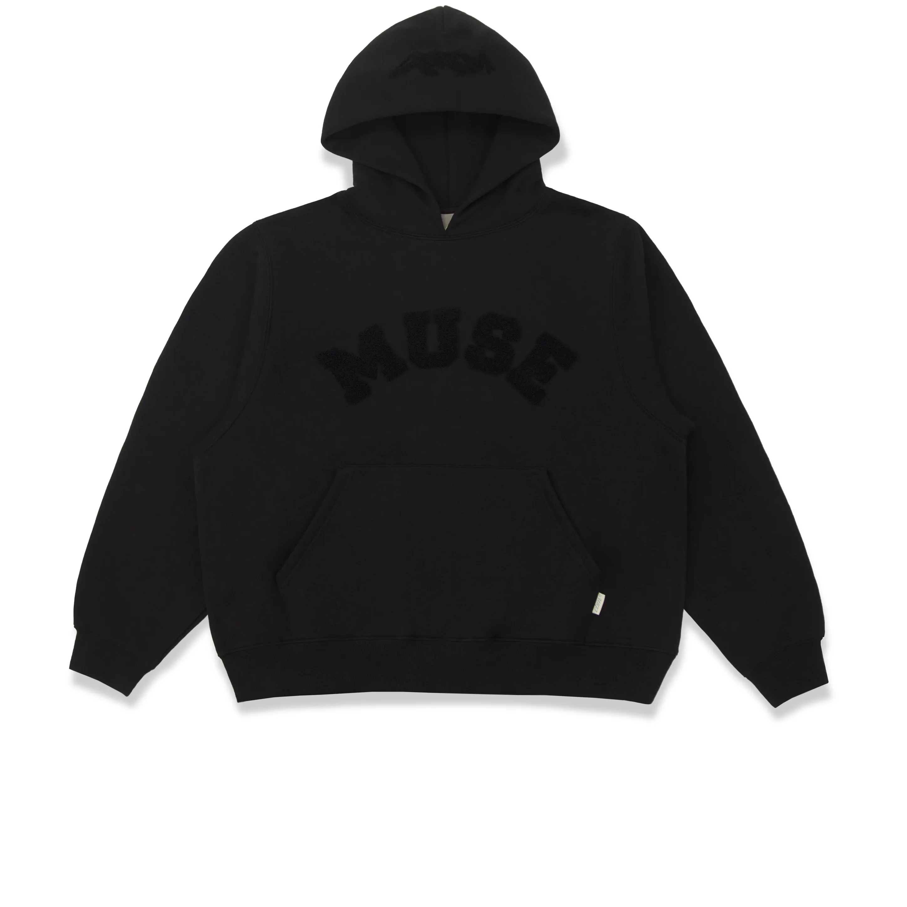 Heavyweight Chenille Hoodie - Coal Black sold by Curated by Muse