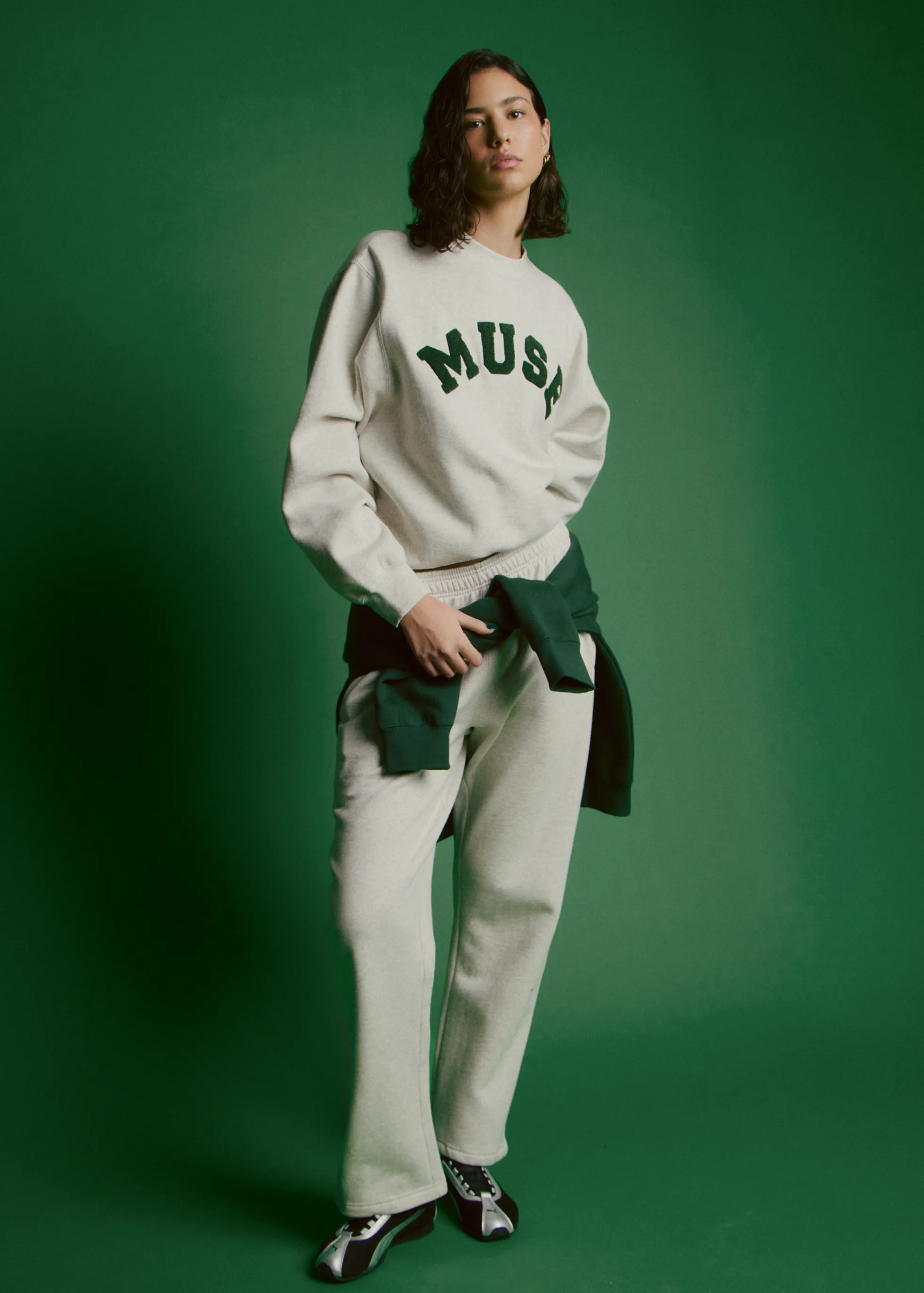Heavyweight Chenille Sweatshirt Bundle - Alabaster sold by Curated by Muse product image thumbnail 4