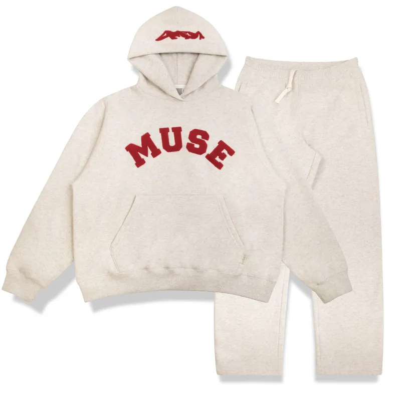 Heavyweight Chenille Hoodie Bundle - Alabaster sold by Curated by Muse