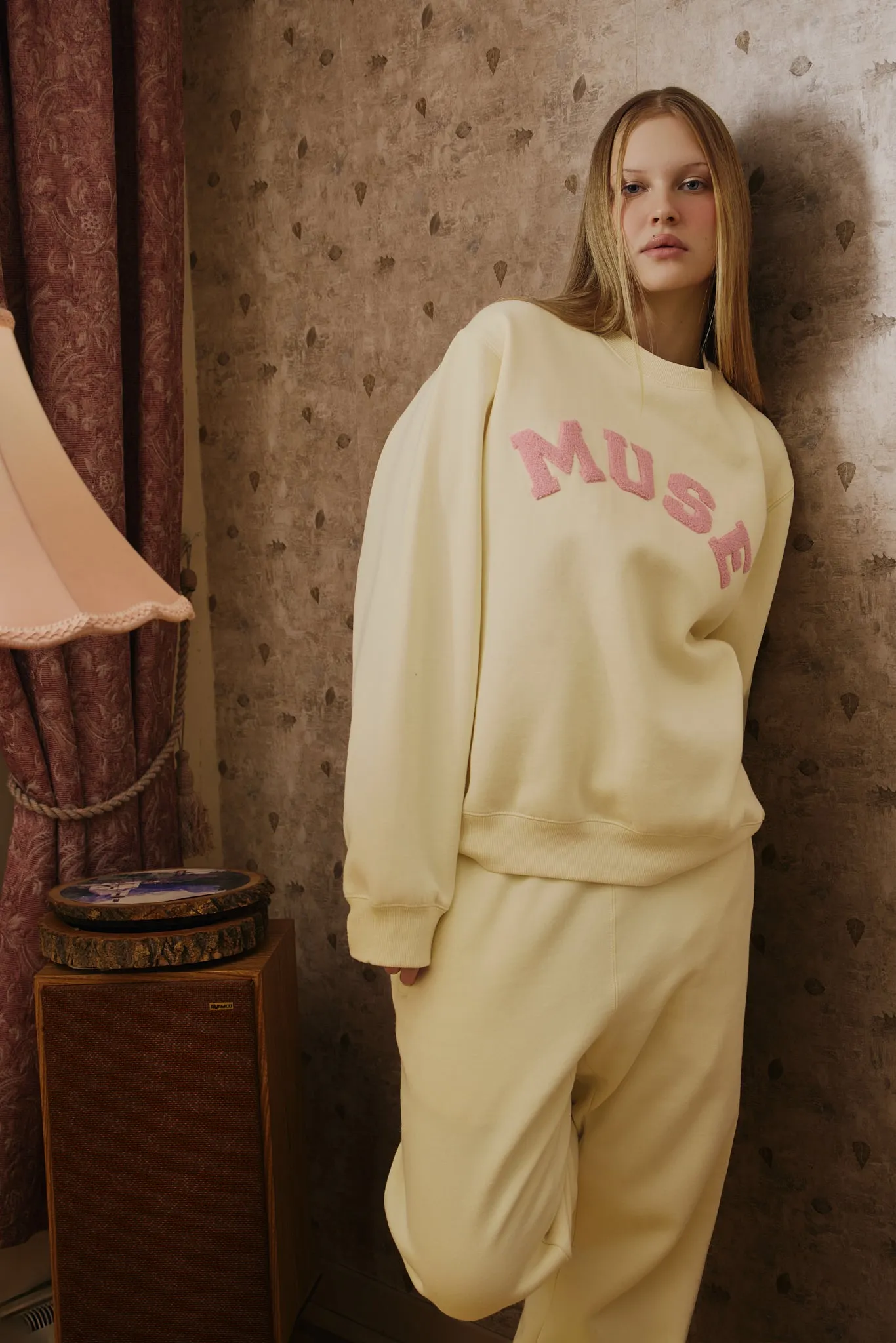 Heavyweight Straight Joggers - Porcelain sold by Curated by Muse product image thumbnail 2