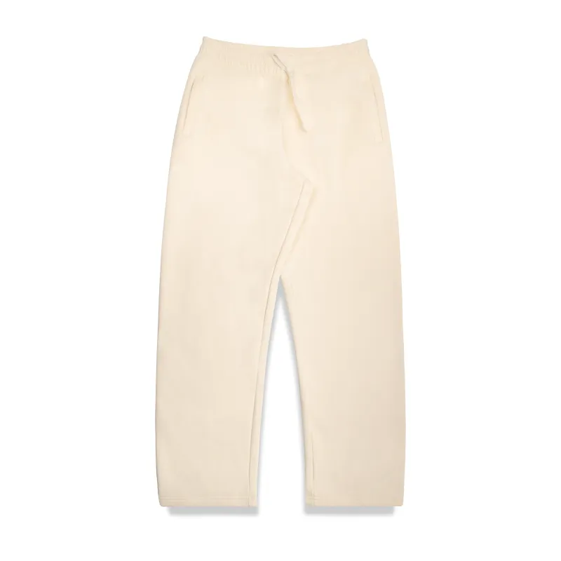 Heavyweight Straight Joggers - Porcelain sold by Curated by Muse