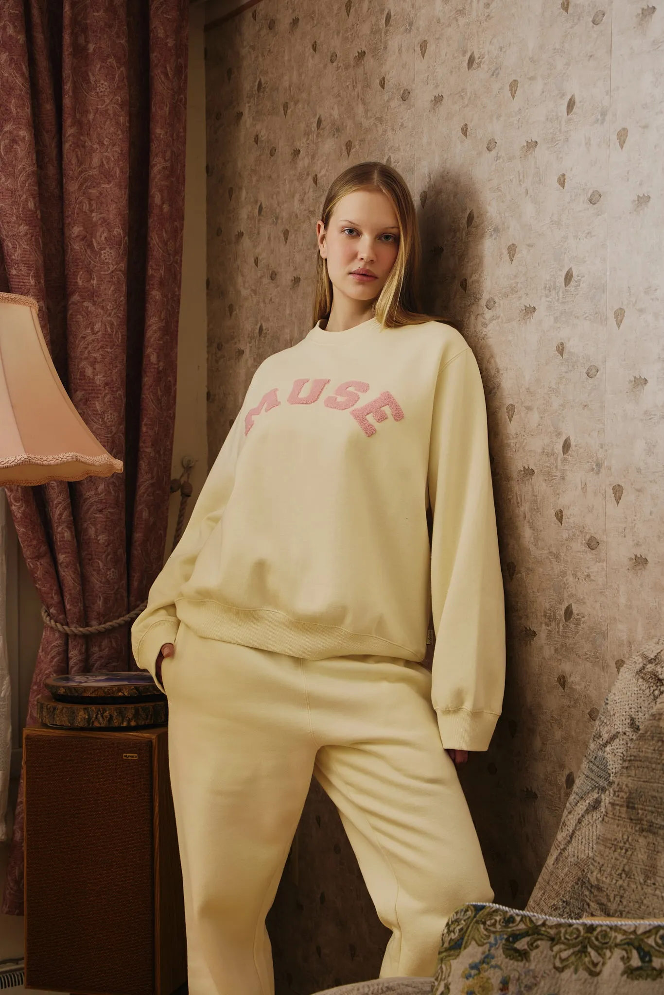 Heavyweight Straight Joggers - Porcelain sold by Curated by Muse product image thumbnail 4