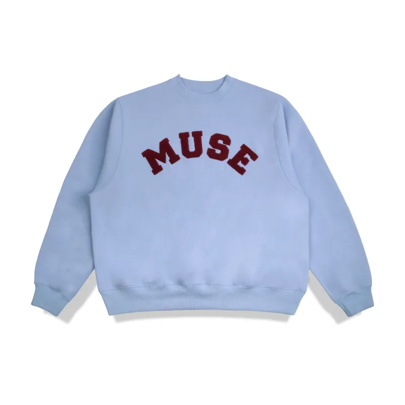 Heavyweight Chenille Sweatshirt - Blizzard sold by Curated by Muse