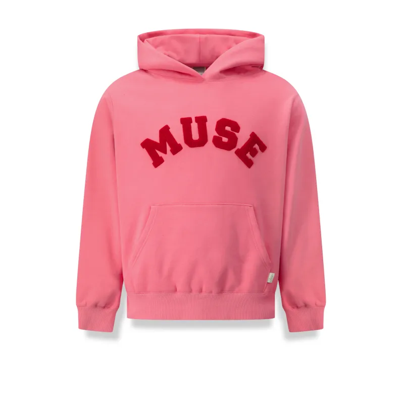 Heavyweight Chenille Hoodie - Blush made by Curated by Muse